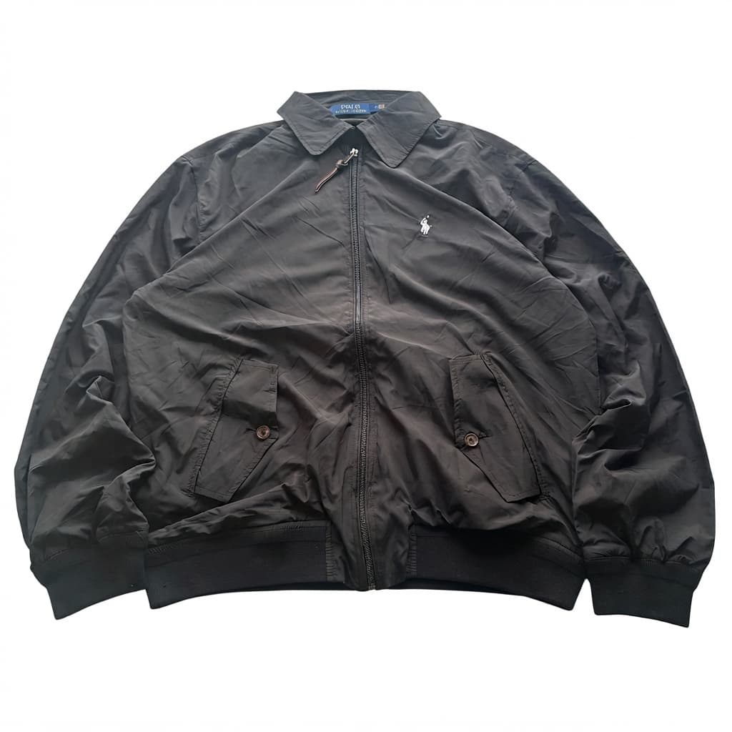 Polo Ralph Lauren Black Windbreaker Jacket M — photo 1 of 6