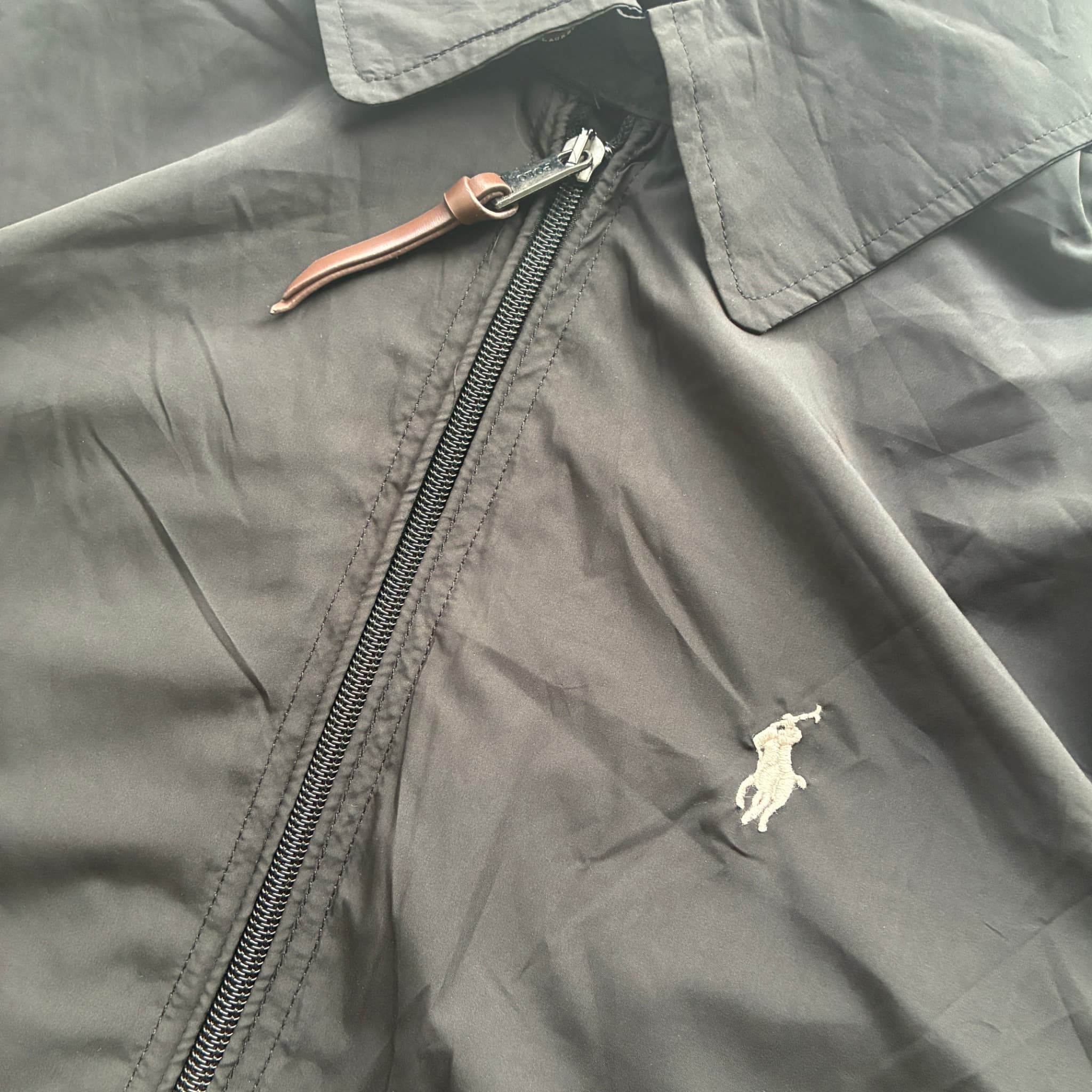 Polo Ralph Lauren Black Windbreaker Jacket M — photo 3 of 6