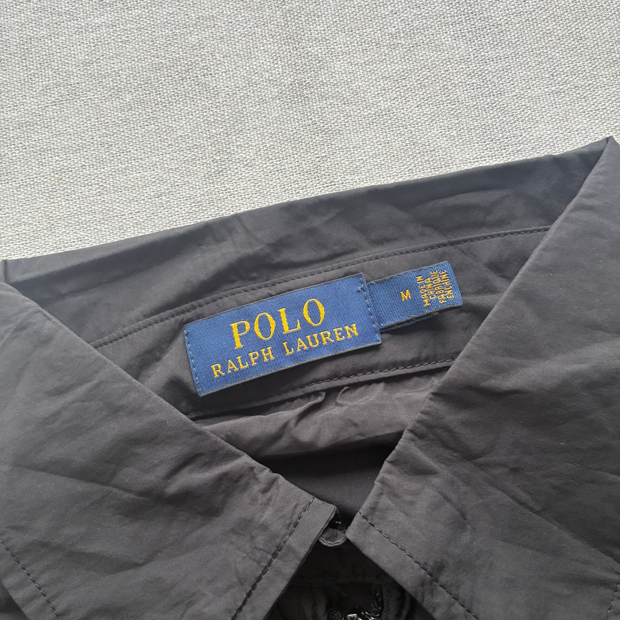 Polo Ralph Lauren Black Windbreaker Jacket M — photo 4 of 6