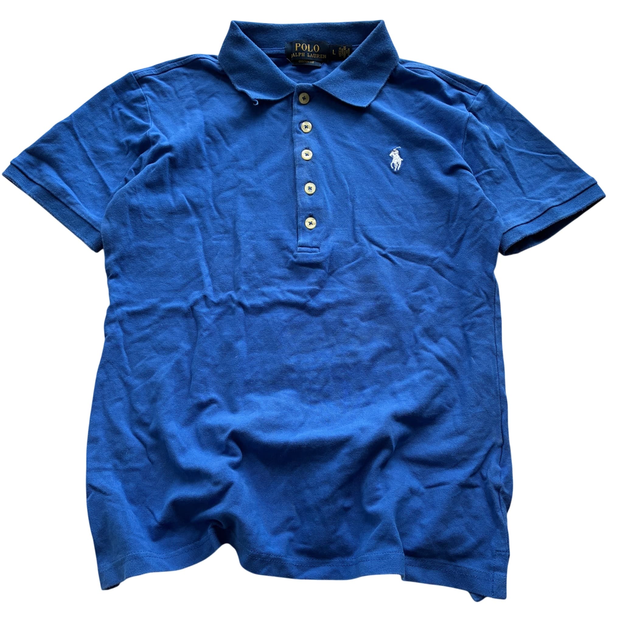 Polo Ralph Lauren Blue Custom Fit Polo Shirt — photo 1 of 6