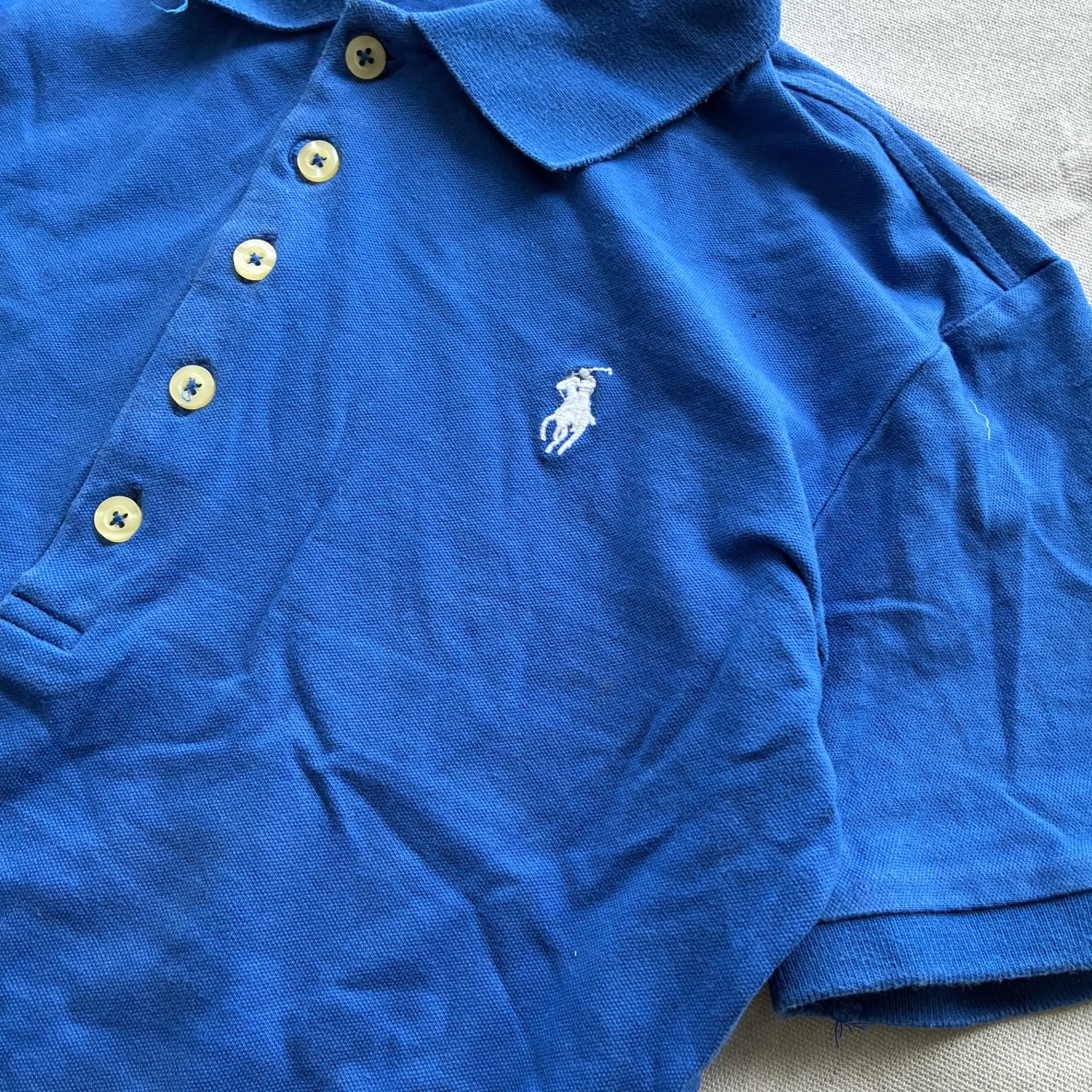 Polo Ralph Lauren Blue Custom Fit Polo Shirt — photo 2 of 6