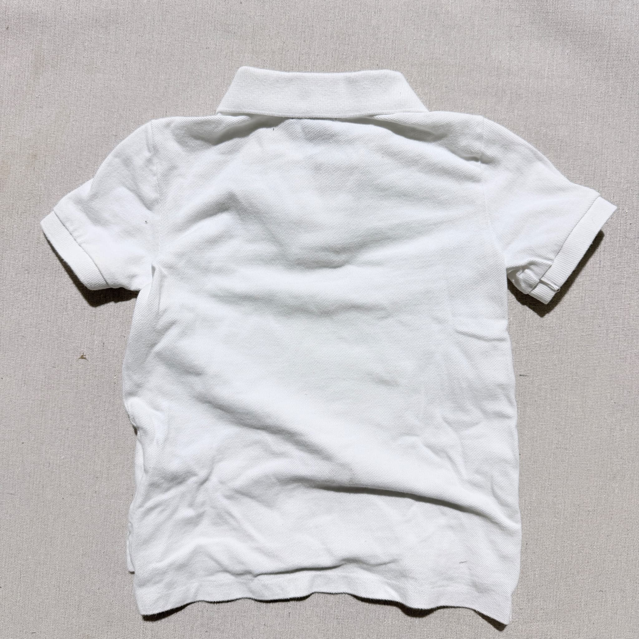Polo Ralph Lauren Boys White Cotton Mesh Polo Shirt Size 4/4T — photo 4 of 6