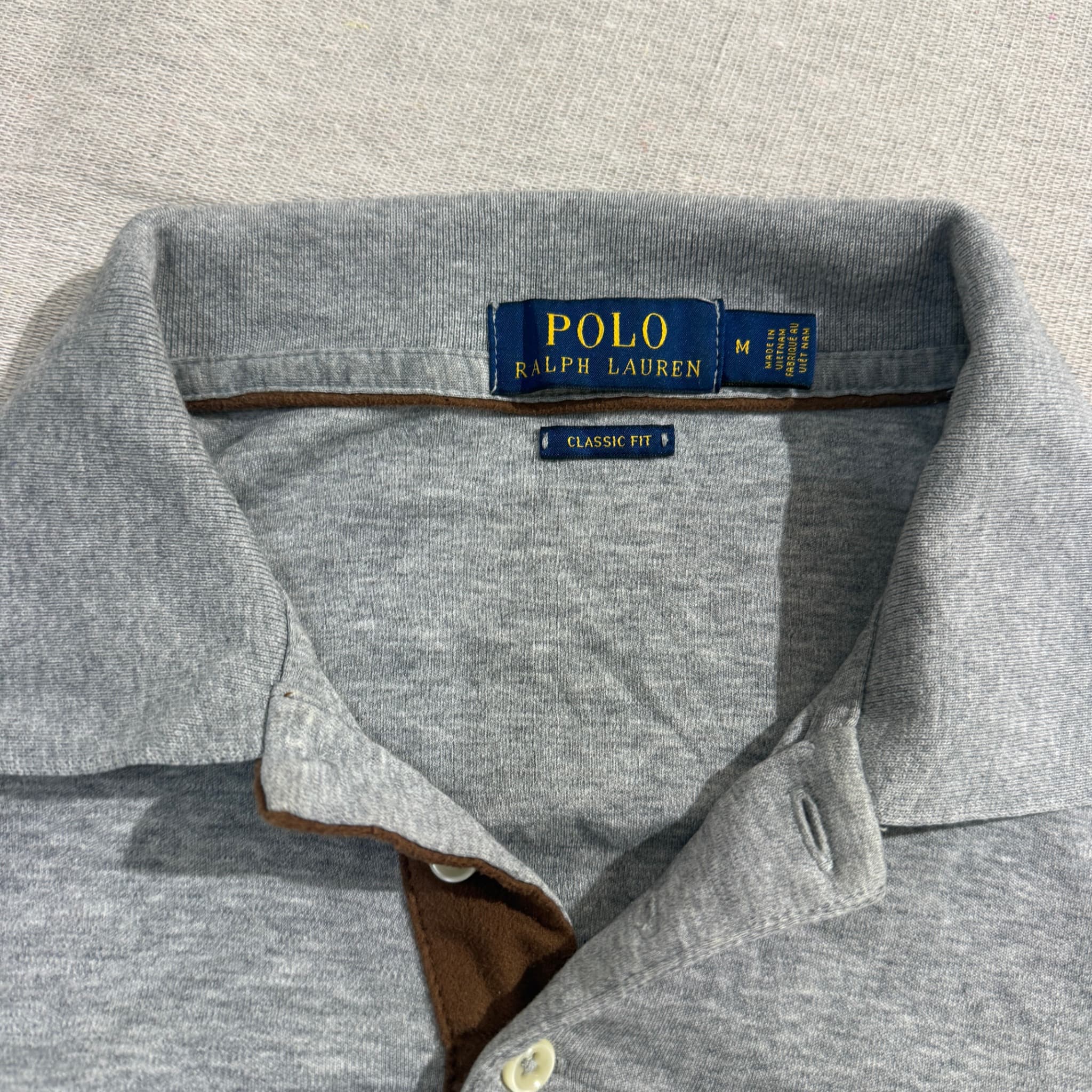 Polo Ralph Lauren Classic Fit Long Sleeve Polo Grey M — photo 3 of 5