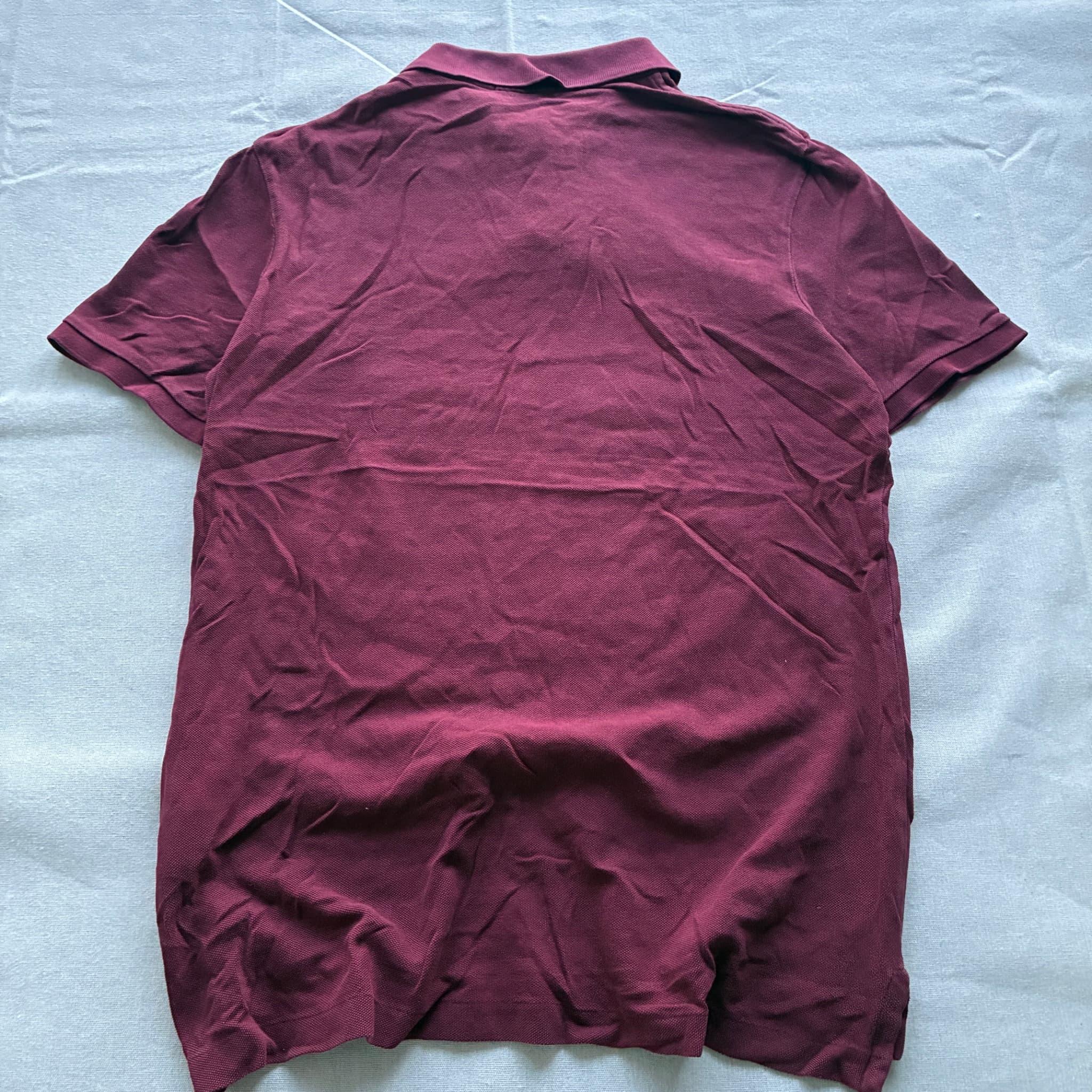 Polo Ralph Lauren Classic Fit Mesh Polo Shirt Burgundy Men's Size M — photo 5 of 6