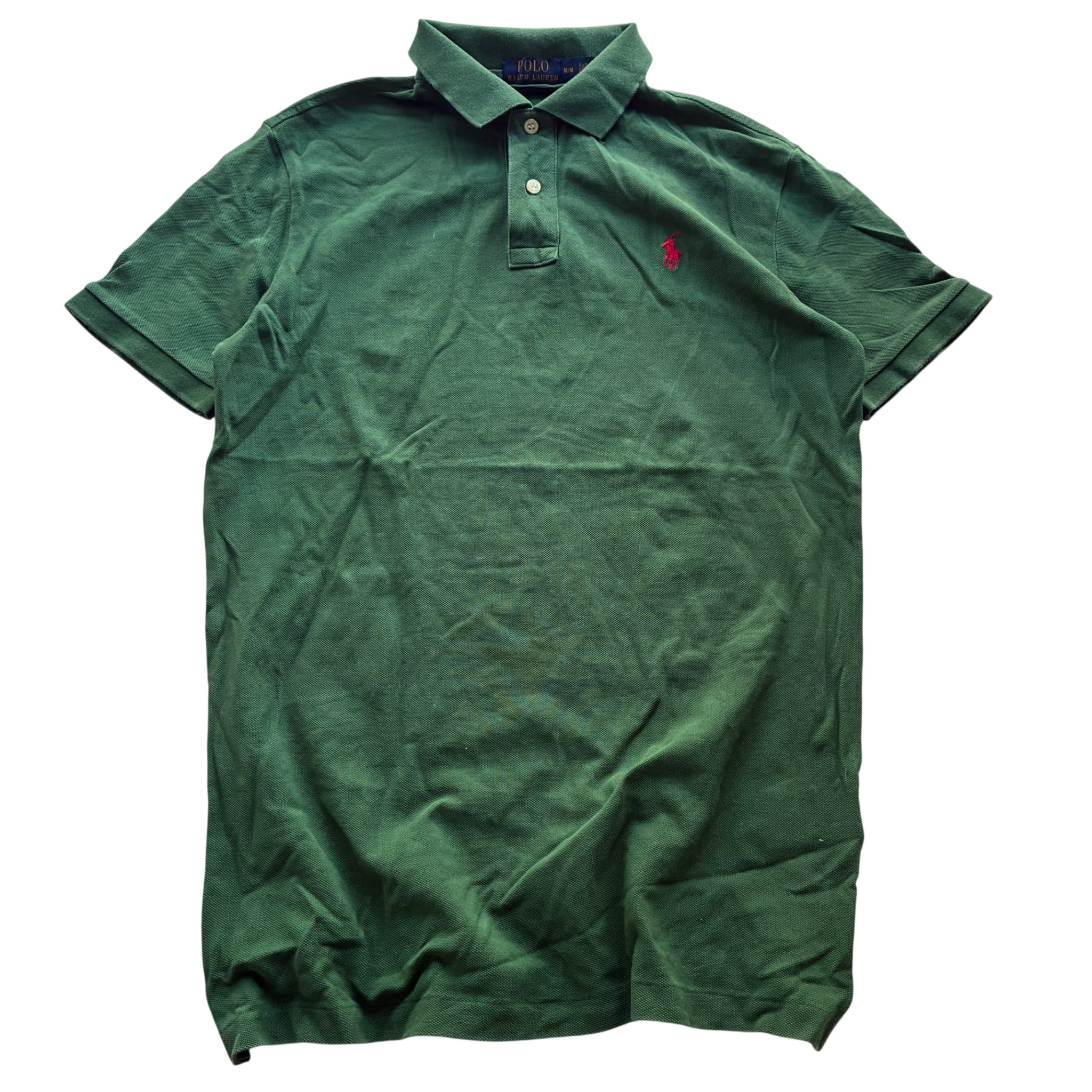 Polo Ralph Lauren Classic Fit Mesh Polo Shirt Green Size M — photo 1 of 7