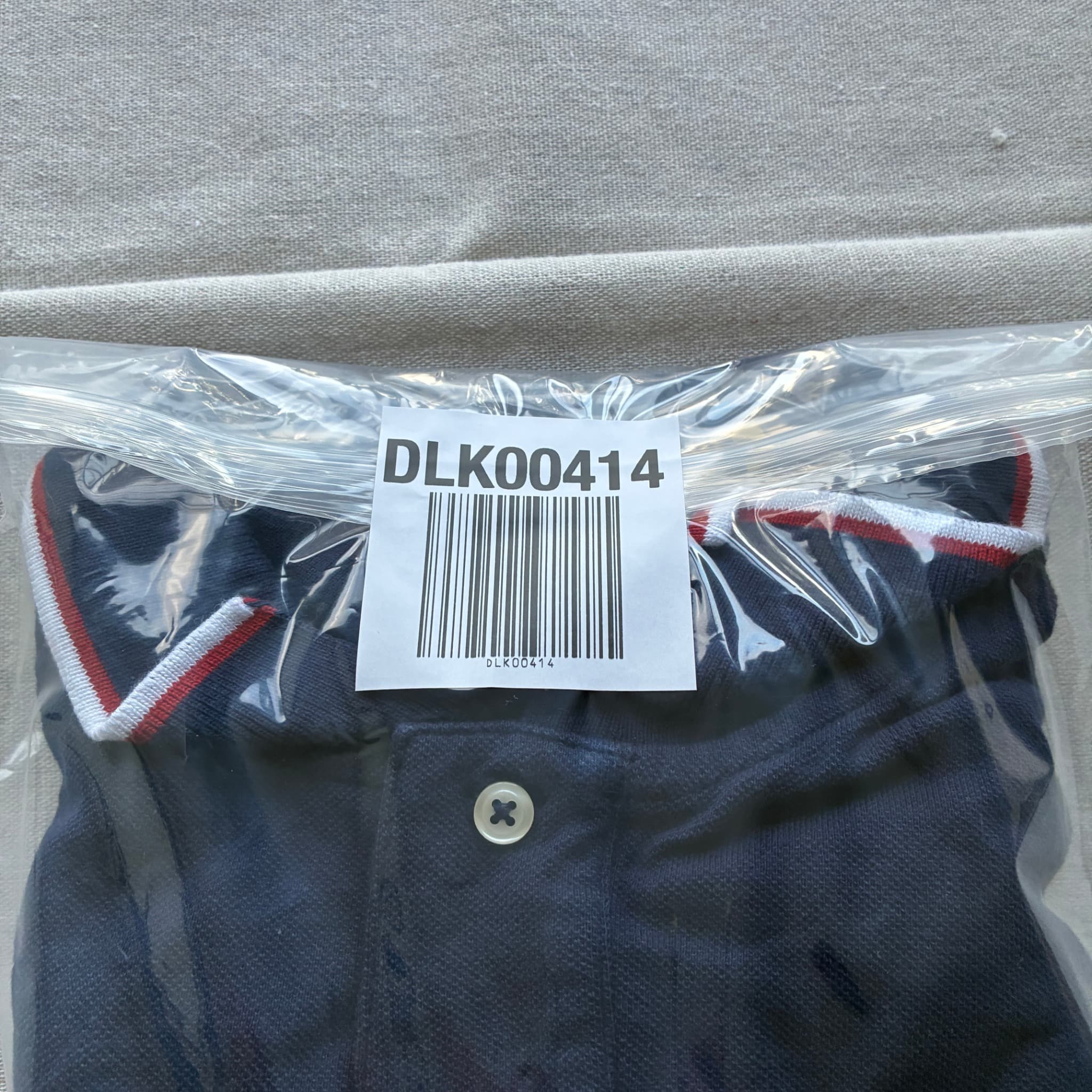 Polo Ralph Lauren Classic Fit Navy Polo Shirt With Tipped Collar XL — photo 5 of 5