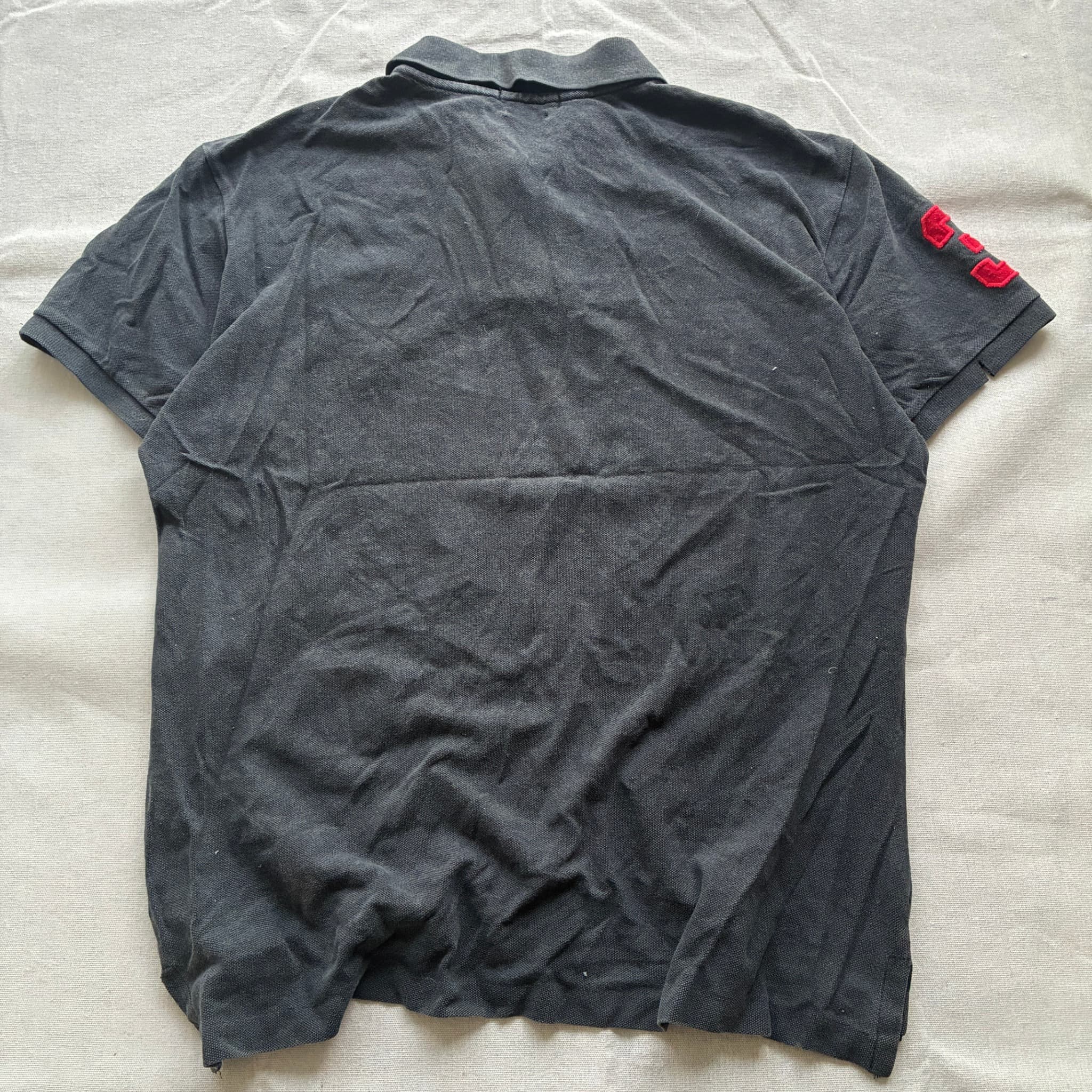 Polo Ralph Lauren Custom Fit Big Pony Polo Shirt Black Men's Size L — photo 5 of 7