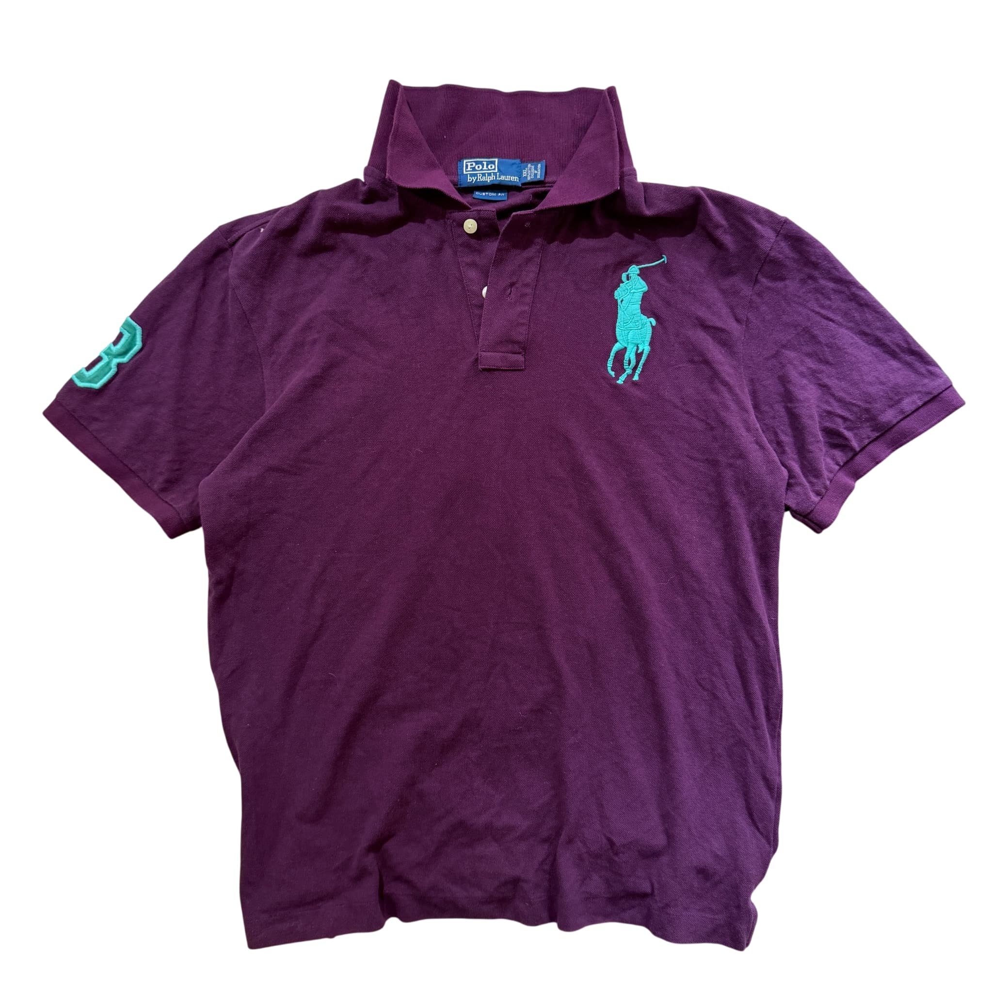 Polo Ralph Lauren Custom Fit Big Pony Polo Shirt Purple Size XXL — photo 1 of 7