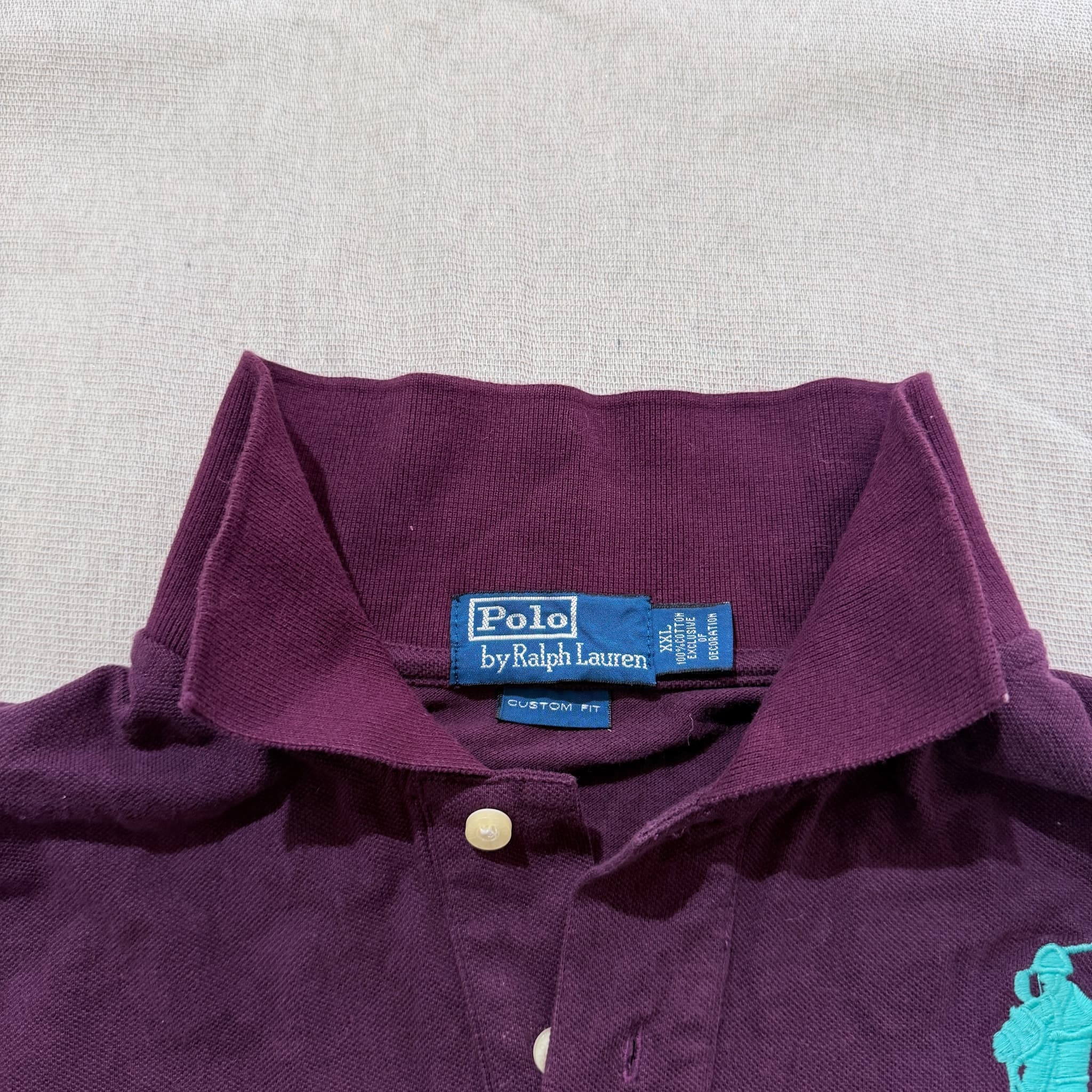 Polo Ralph Lauren Custom Fit Big Pony Polo Shirt Purple Size XXL — photo 3 of 7