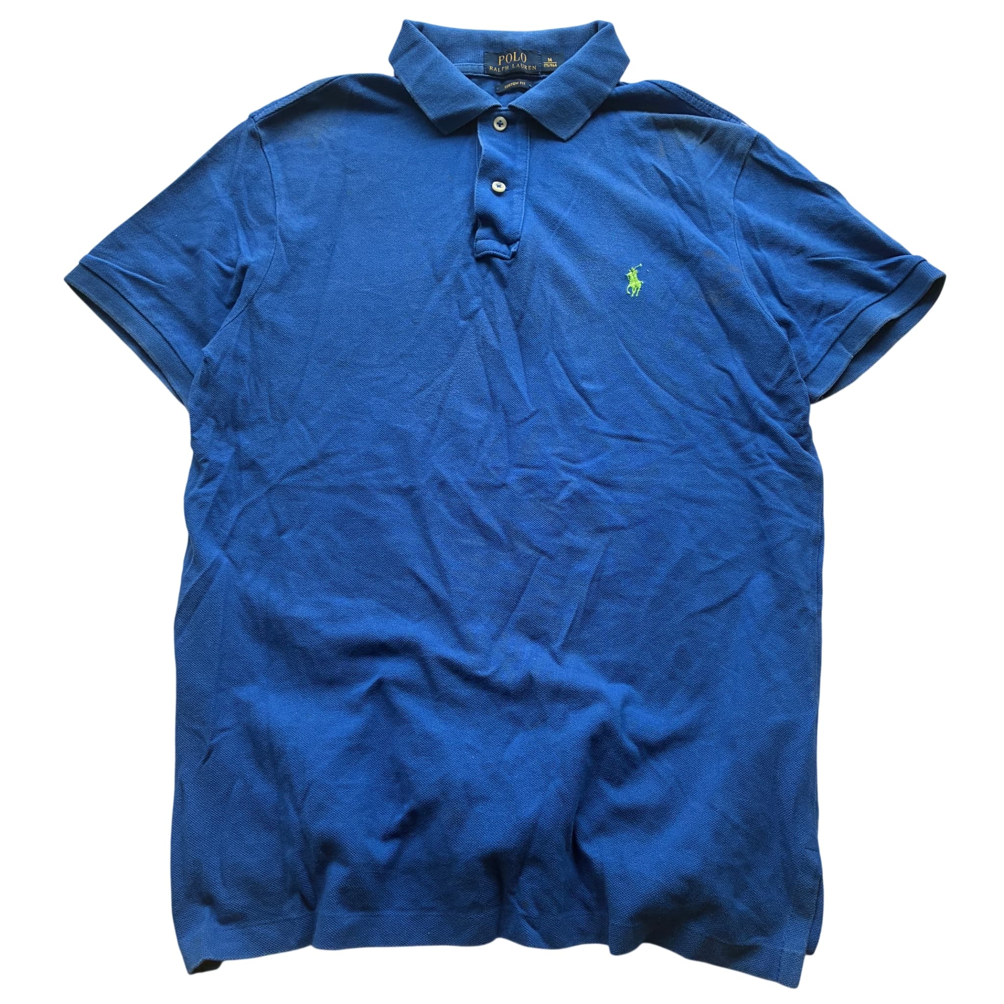 Polo Ralph Lauren Custom Fit Mesh Polo Shirt Blue Size M — photo 1 of 6