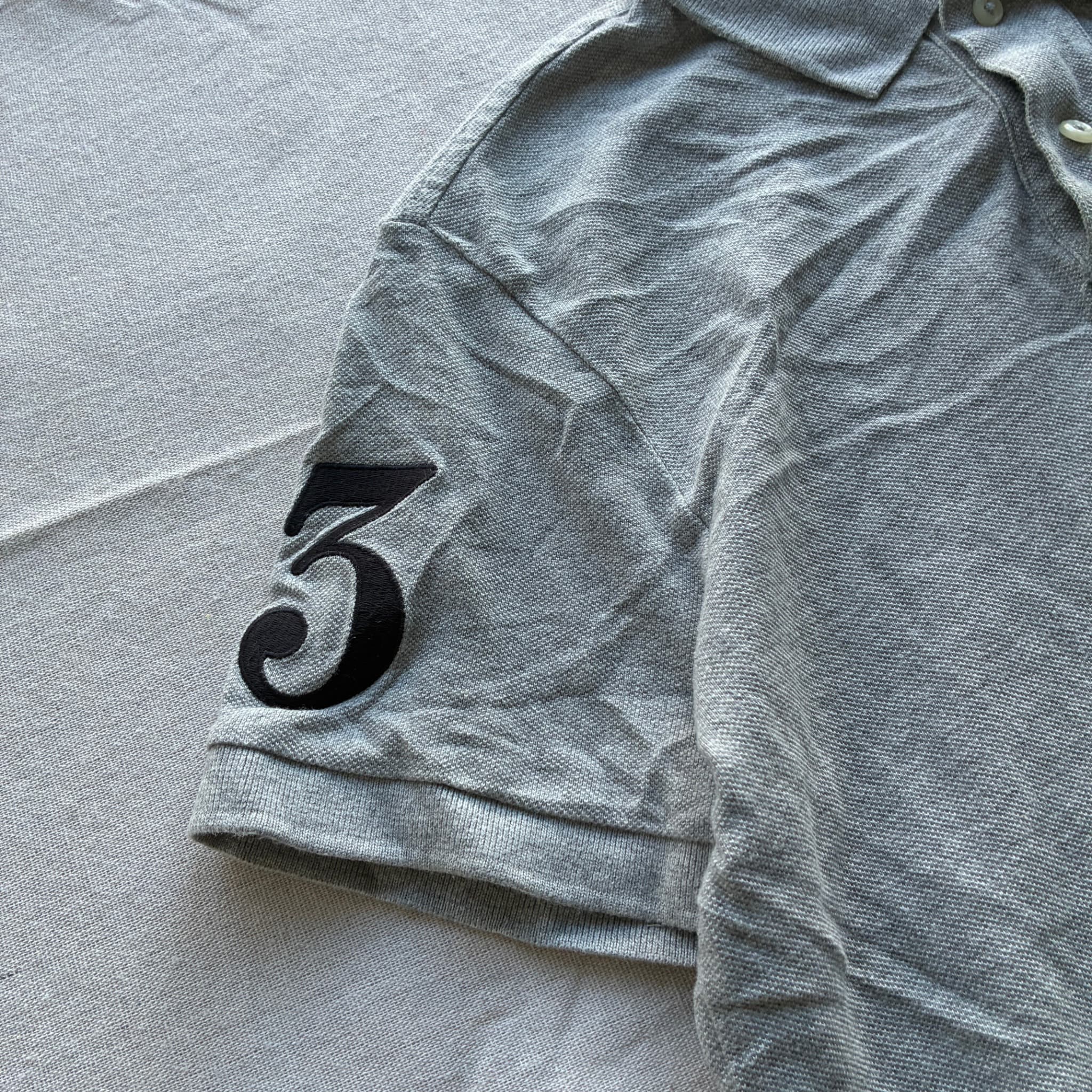 Polo Ralph Lauren Custom Slim Fit Big Pony Polo Shirt Grey Size S — photo 2 of 6