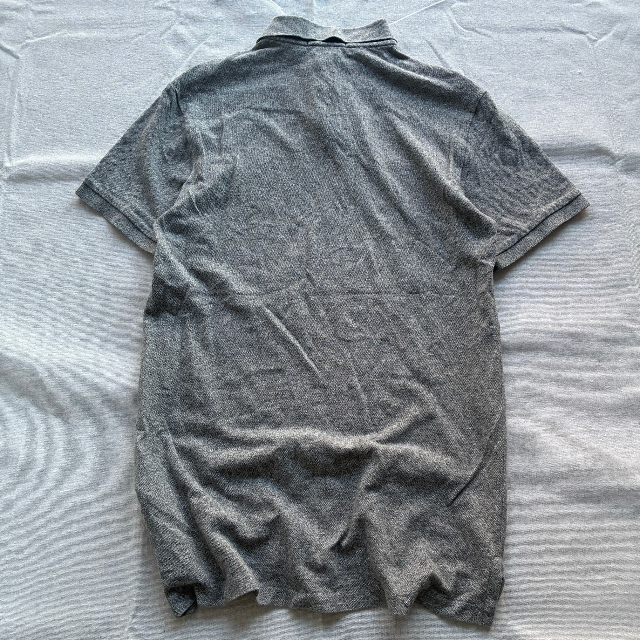Polo Ralph Lauren Custom Slim Fit Mesh Polo Shirt Grey — photo 5 of 7
