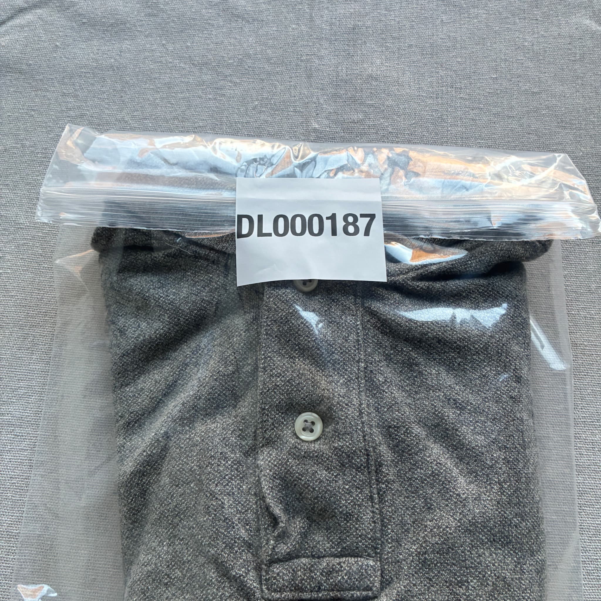 Polo Ralph Lauren Custom Slim Fit Mesh Polo Shirt Grey — photo 7 of 7