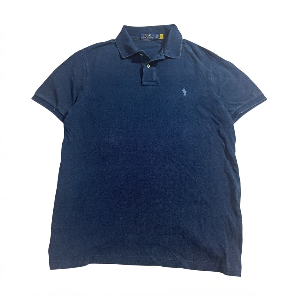 Polo Ralph Lauren Custom Slim Fit Mesh Polo Shirt Navy — photo 1 of 5