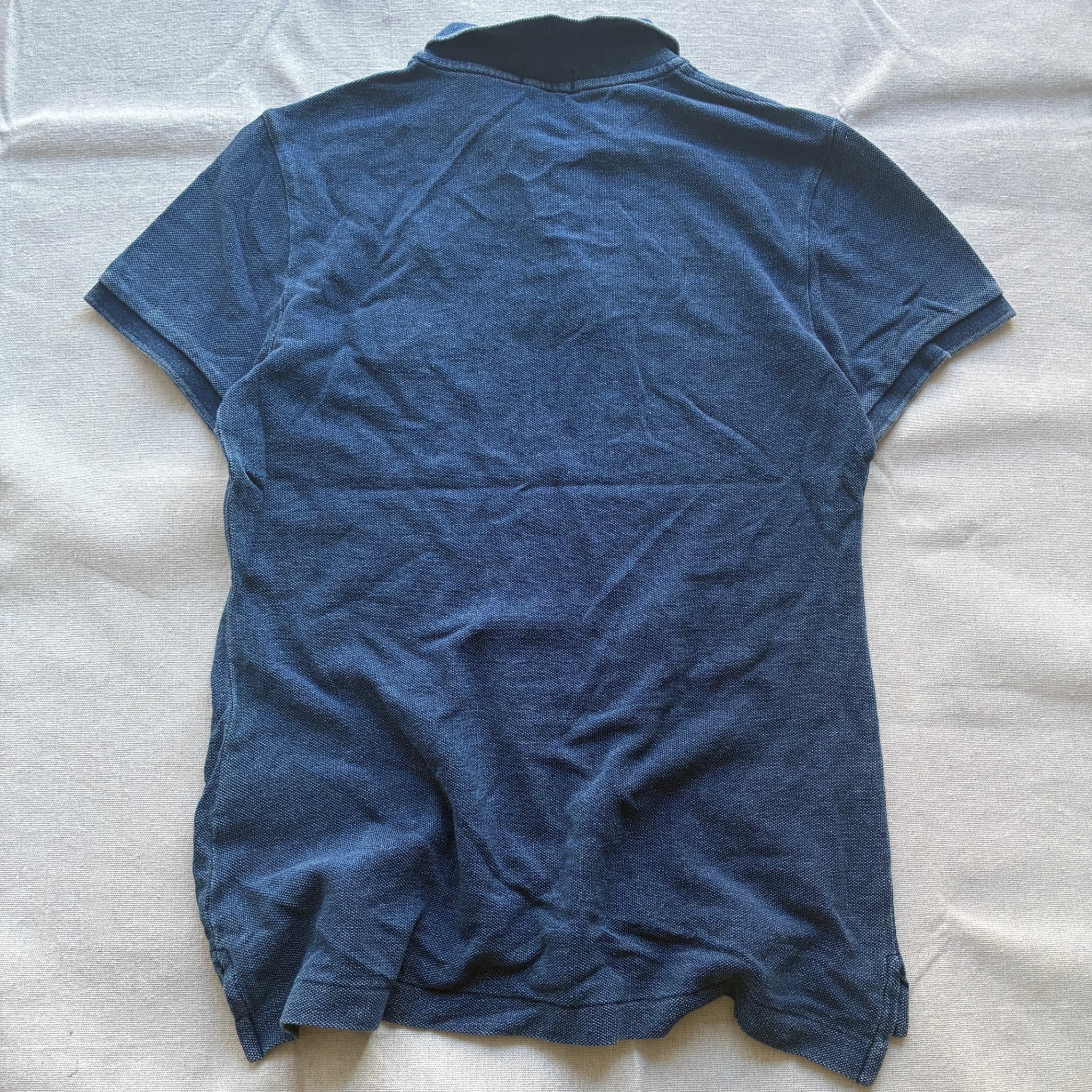 Polo Ralph Lauren Indigo-Dyed Skinny Fit Polo Shirt — photo 4 of 6