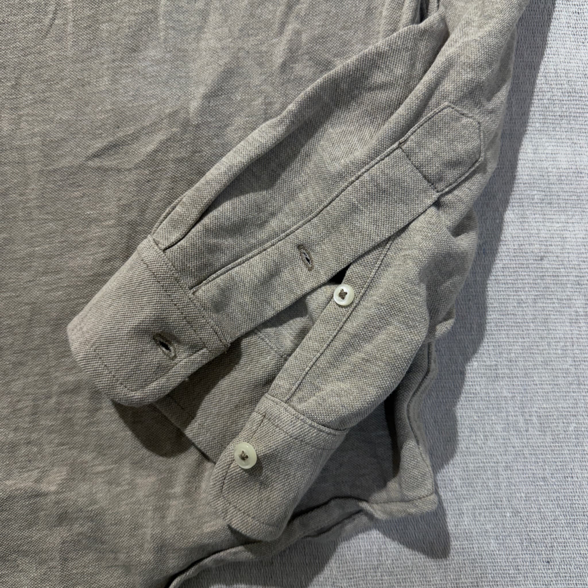 Polo Ralph Lauren Men's Grey Featherweight Mesh Button-Down Shirt Size XL — photo 4 of 6