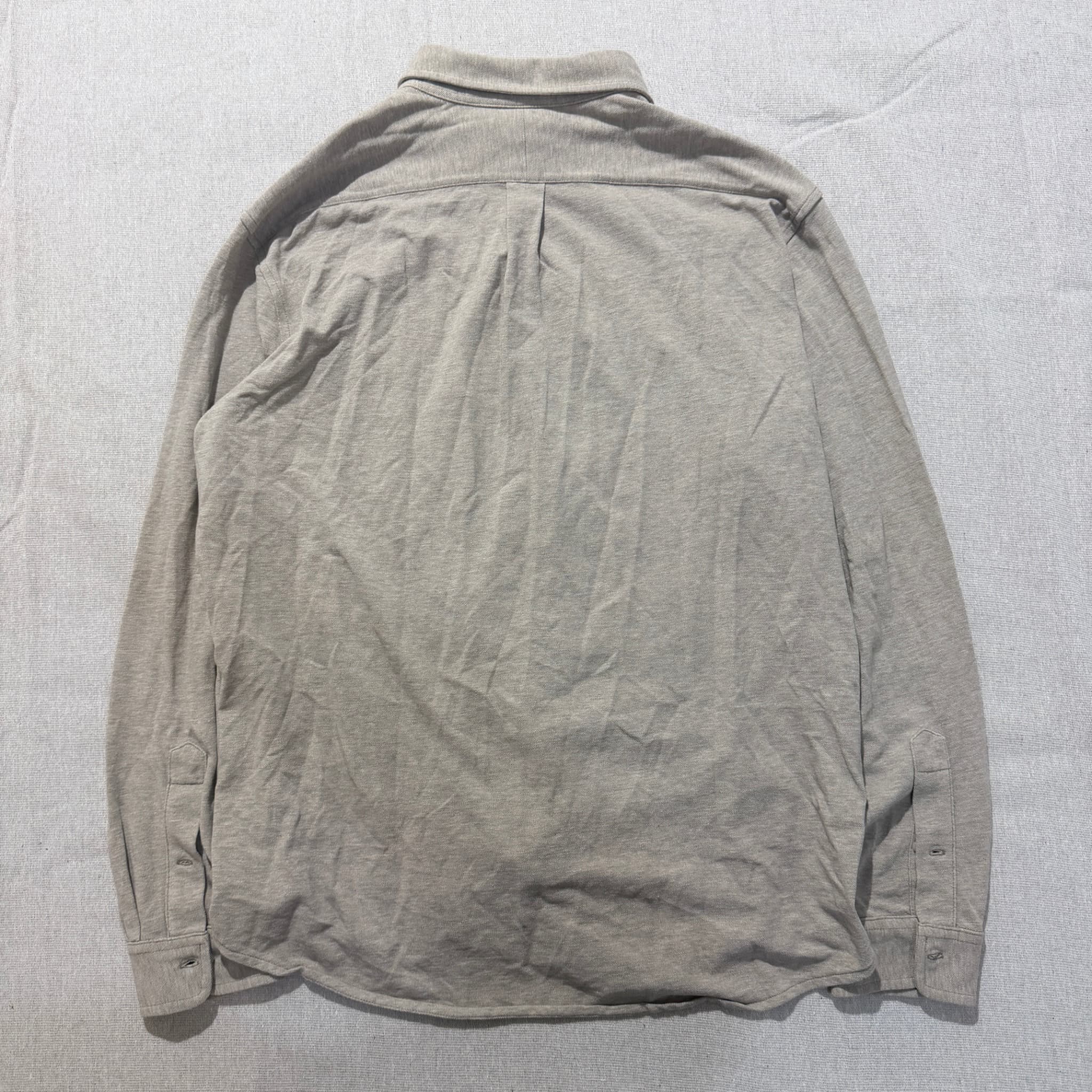 Polo Ralph Lauren Men's Grey Featherweight Mesh Button-Down Shirt Size XL — photo 5 of 6
