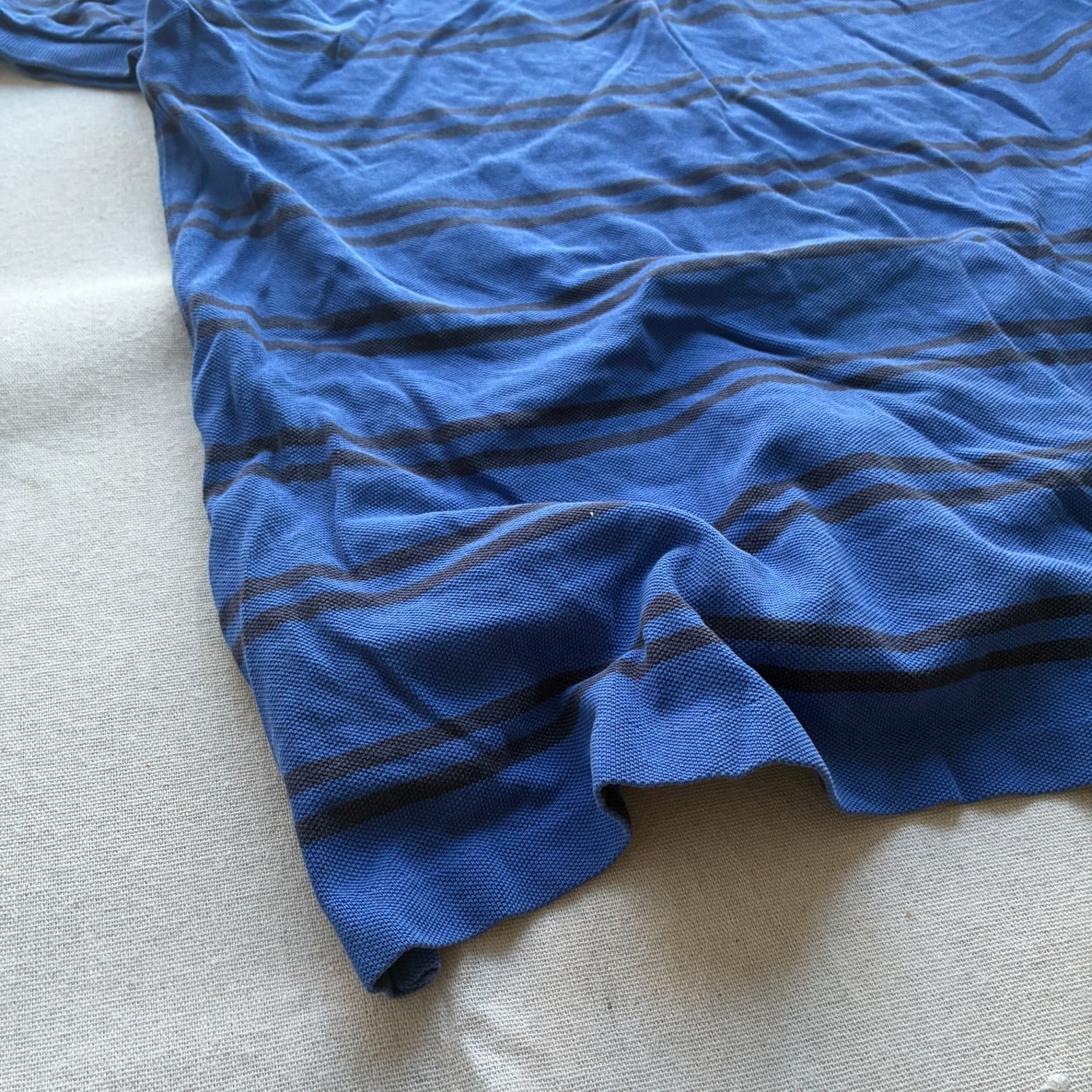 Polo Ralph Lauren Men's Striped Mesh Polo Shirt Blue Size M — photo 2 of 6