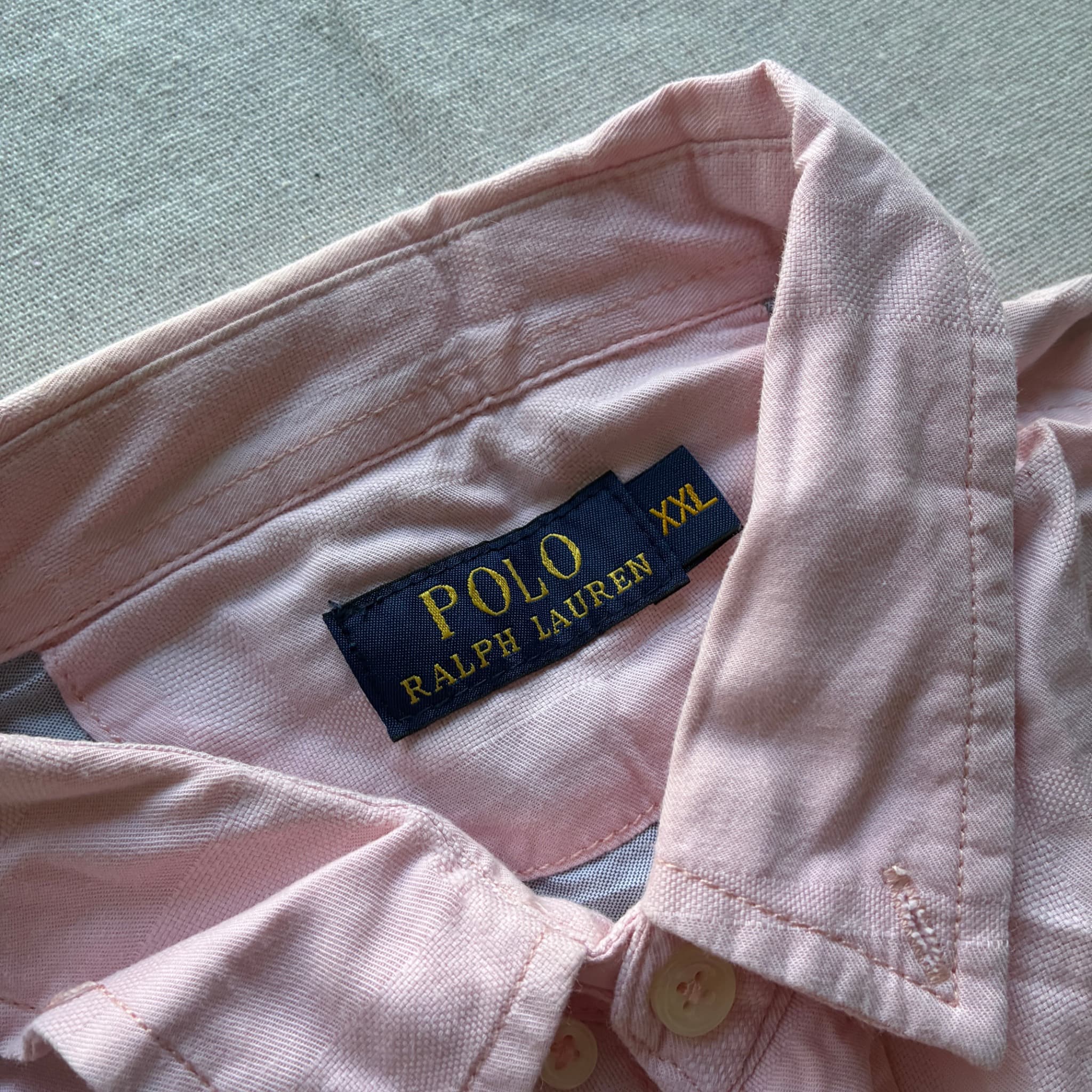 Polo Ralph Lauren Pink Oxford Shirt XXL — photo 4 of 8