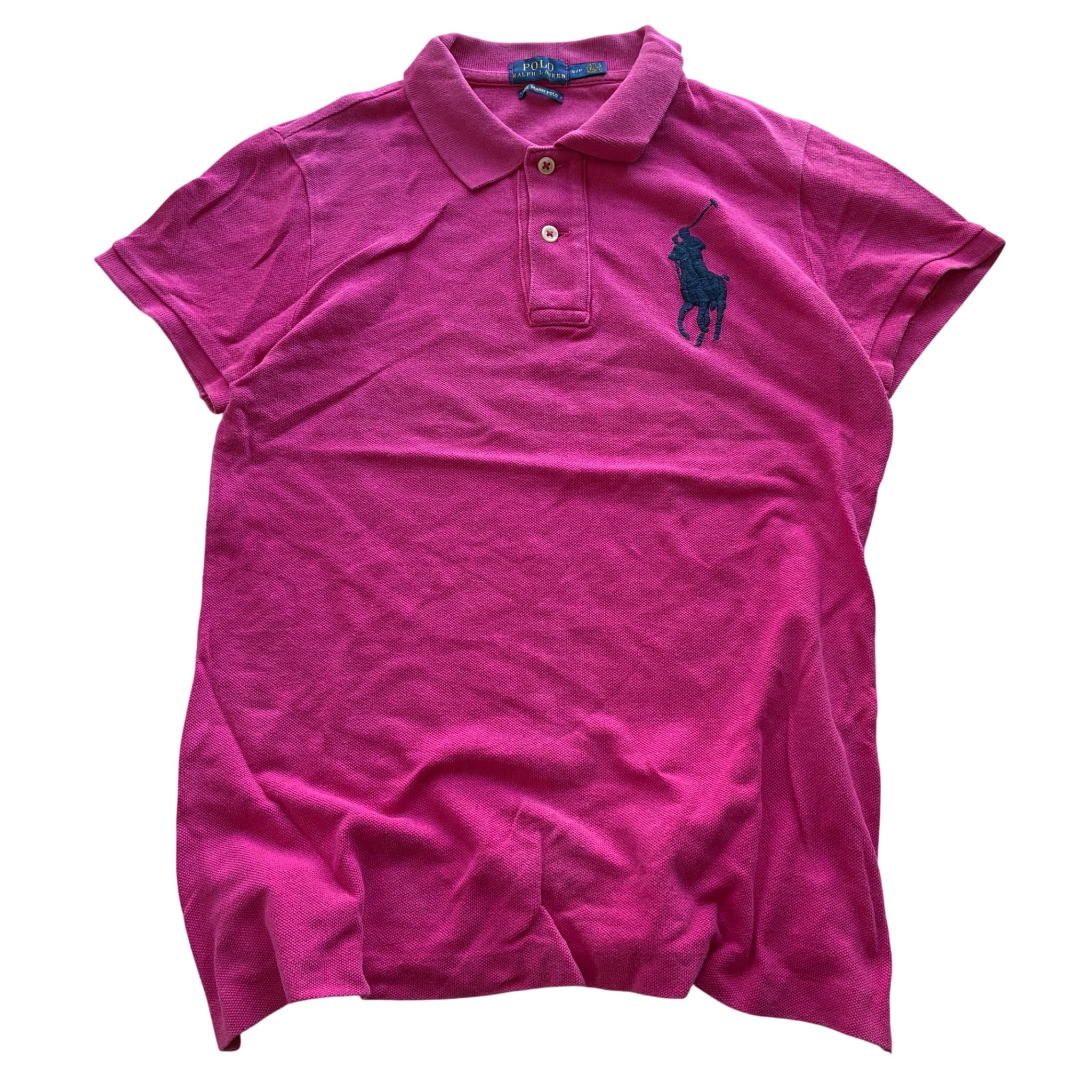 Polo Ralph Lauren Pink Skinny Polo Shirt S — photo 1 of 6