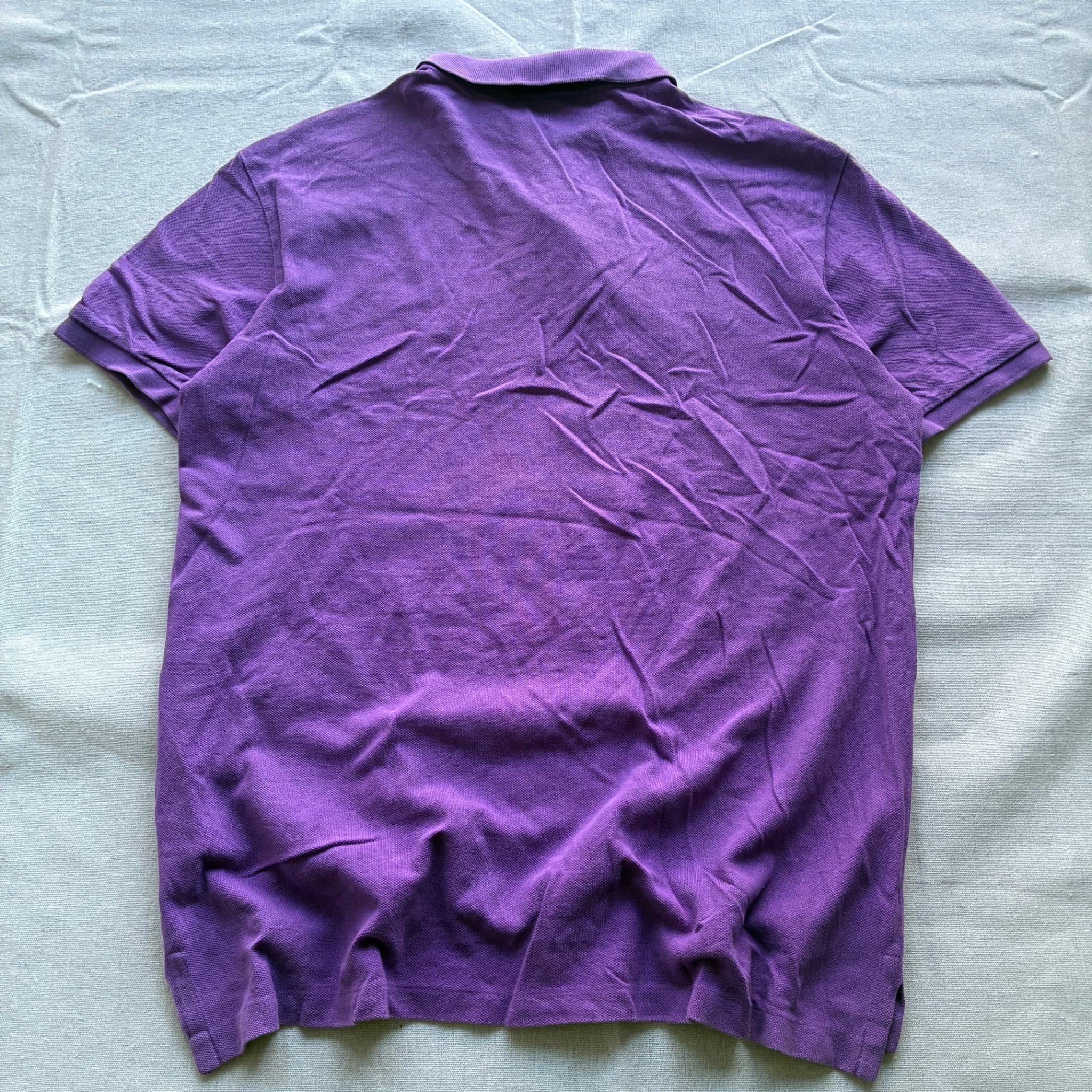 Polo Ralph Lauren Slim Fit Purple Polo Shirt Size L — photo 4 of 5