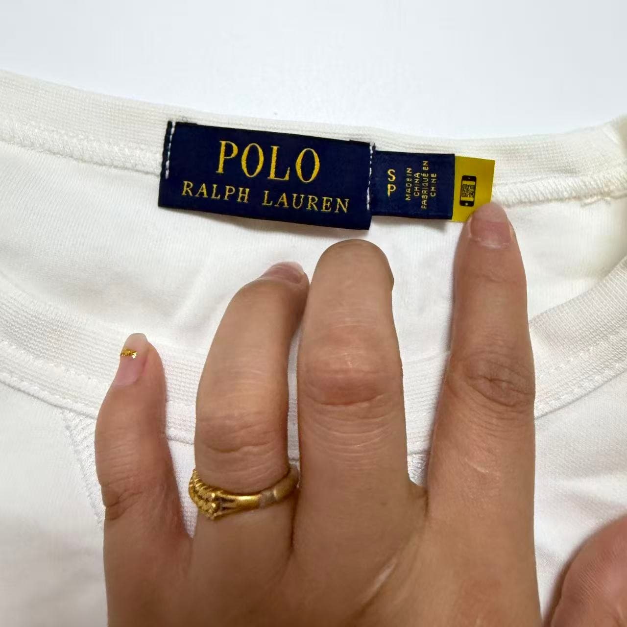 Polo Ralph Lauren White Crewneck Sweatshirt — photo 4 of 6