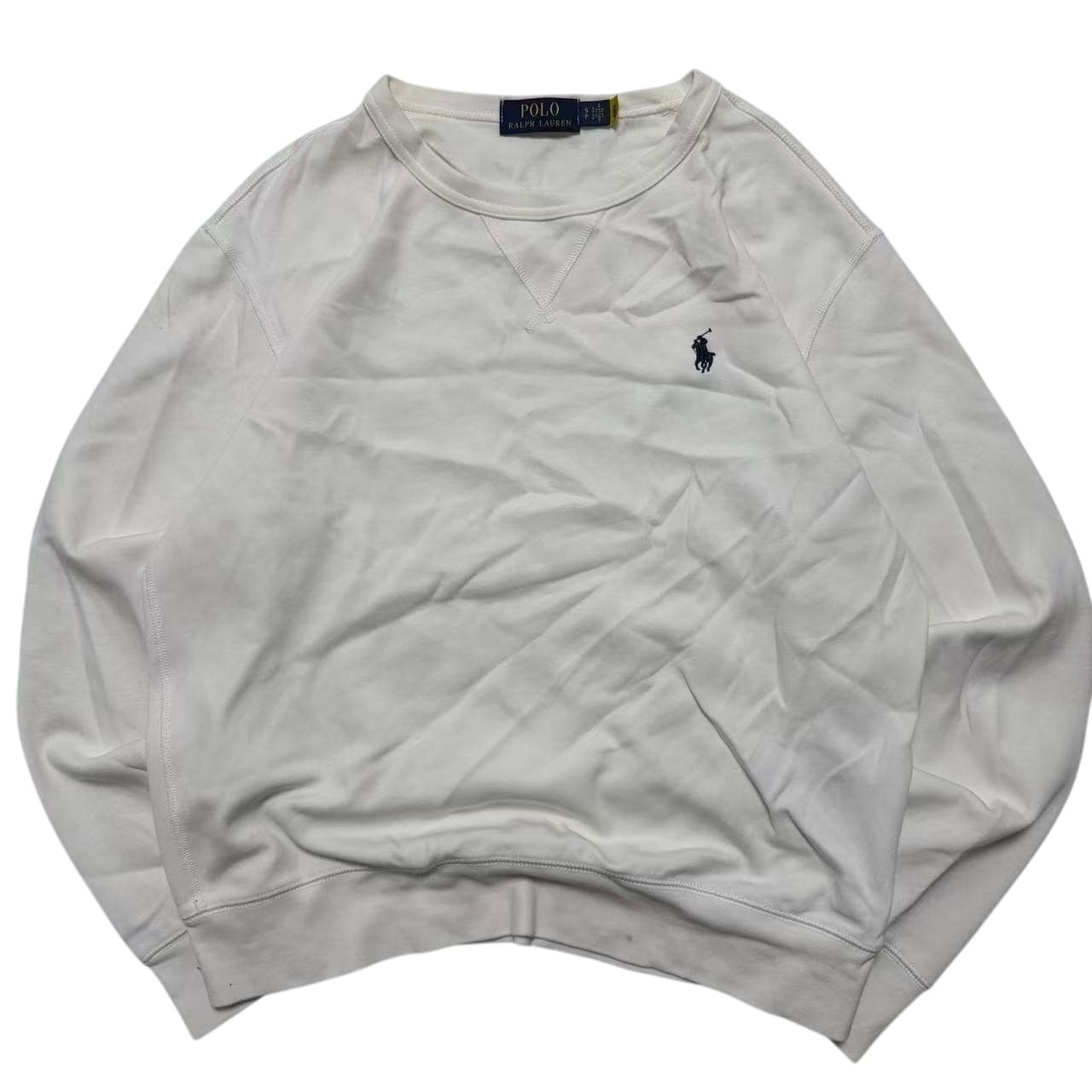 Polo Ralph Lauren White Crewneck Sweatshirt — photo 1 of 6