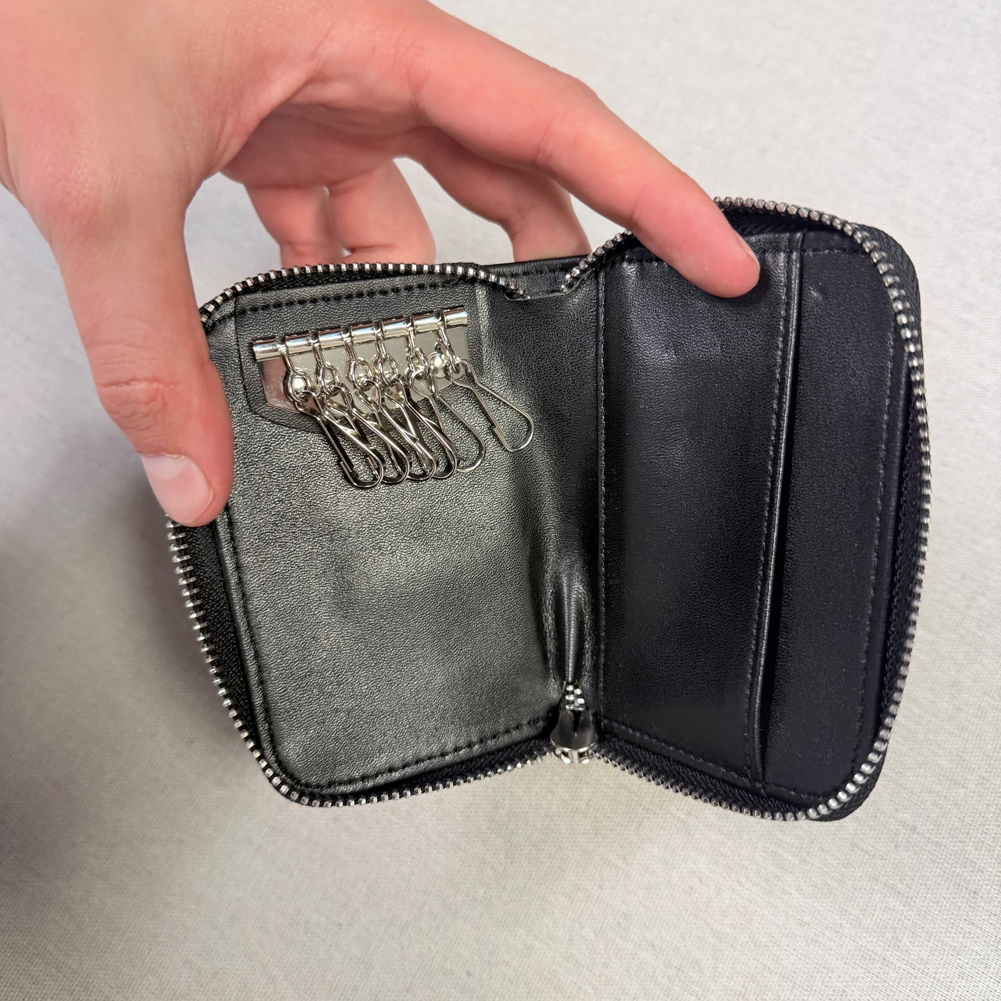 Porter Yoshida & Co. Able Coin Case Black Leather Zip Wallet — photo 5 of 7