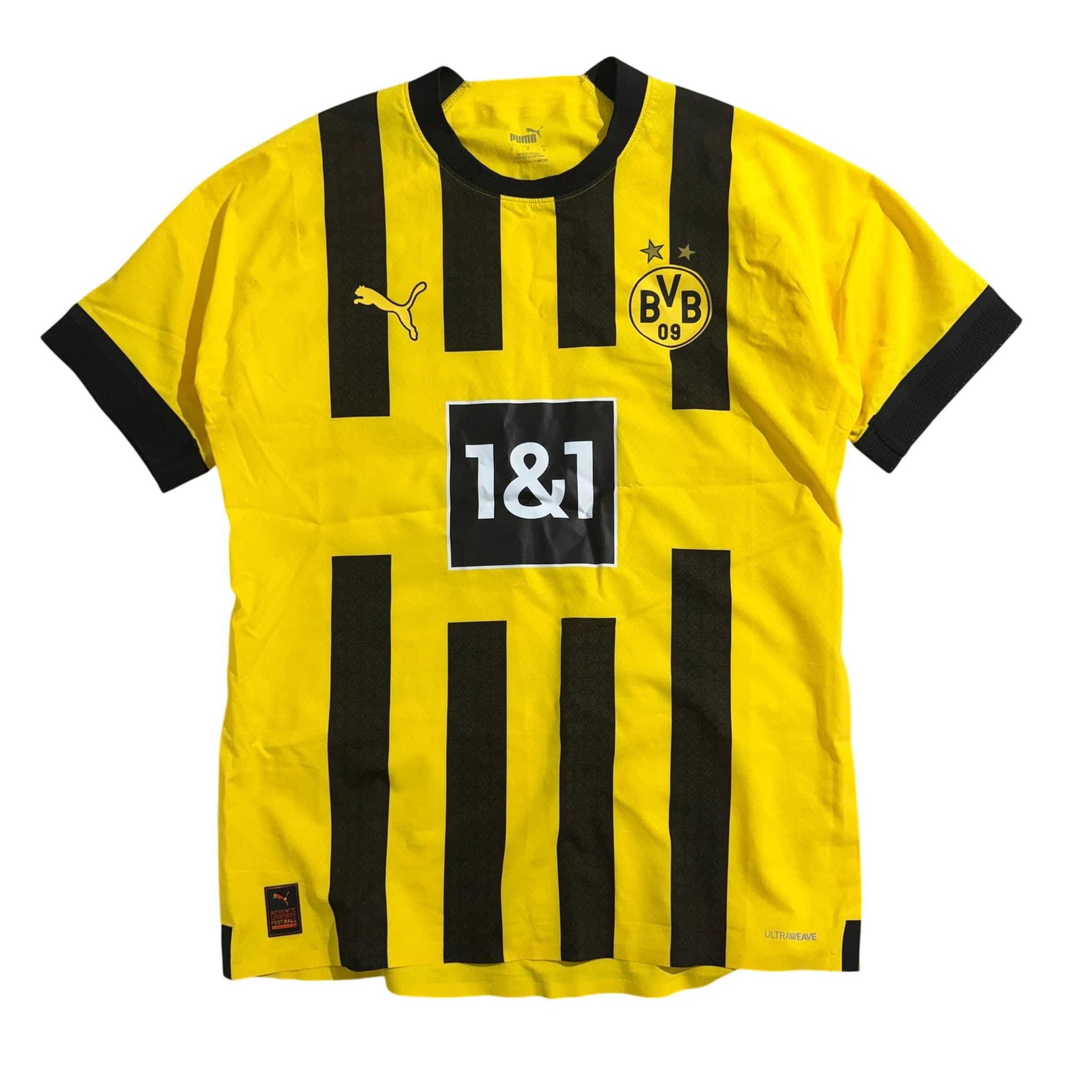 Puma Borussia Dortmund 2022-23 Home Jersey Bellingham #22 Yellow Black Size M — photo 1 of 11