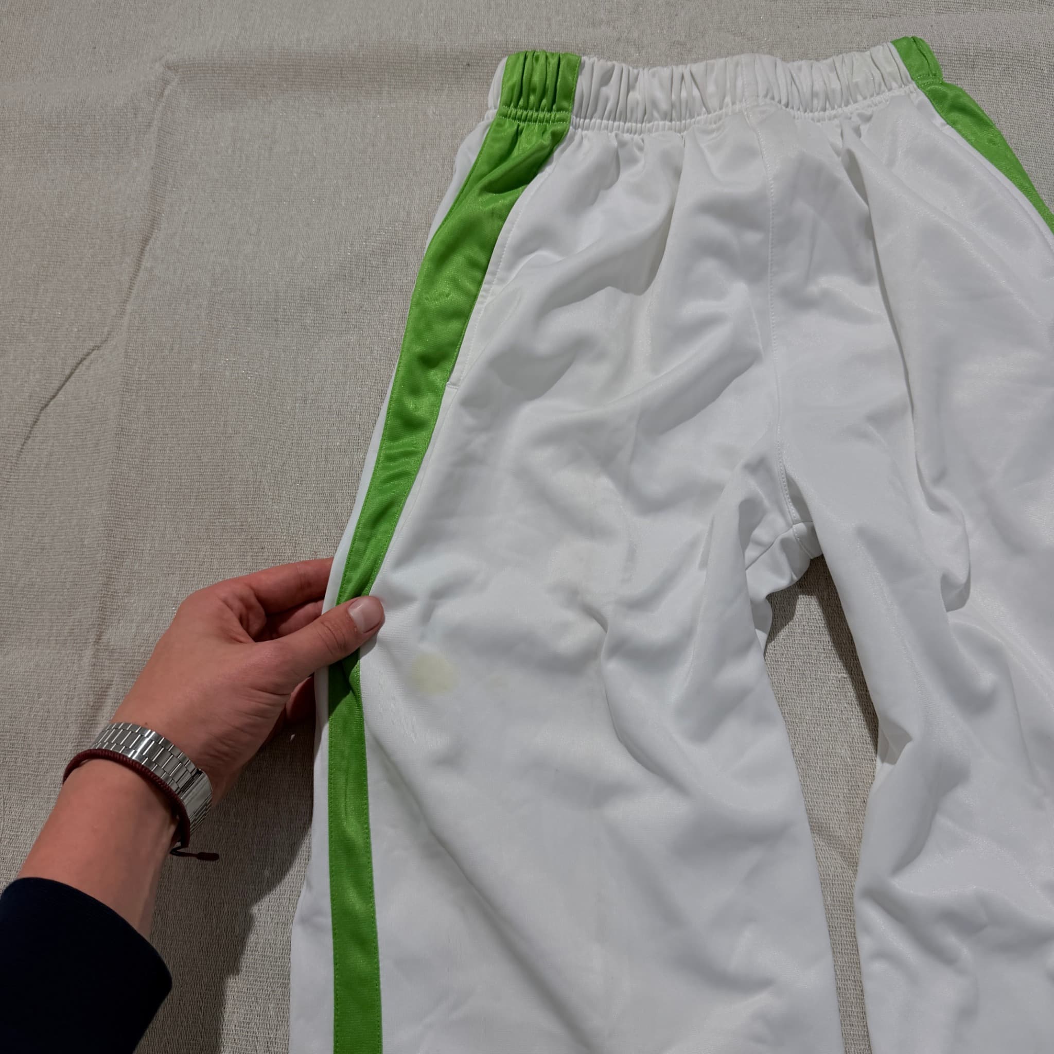 Puma Vintage White And Green Track Pants Baggy 2000s Release — photo 4 of 8