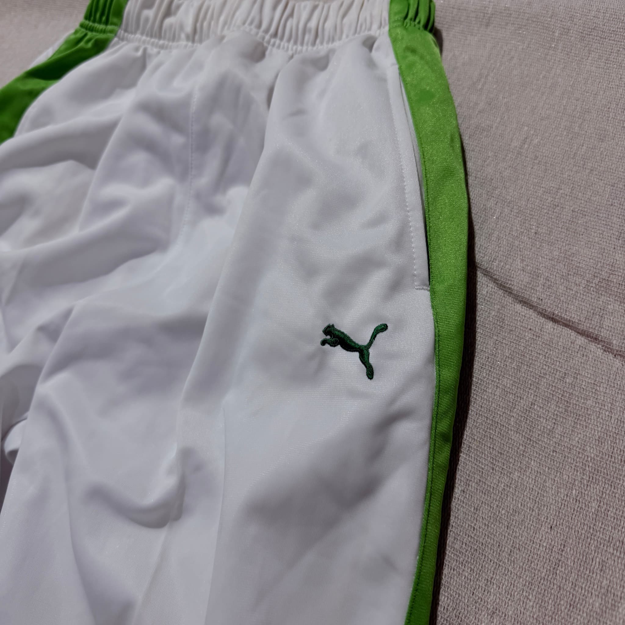 Puma Vintage White And Green Track Pants Baggy 2000s Release — photo 5 of 8