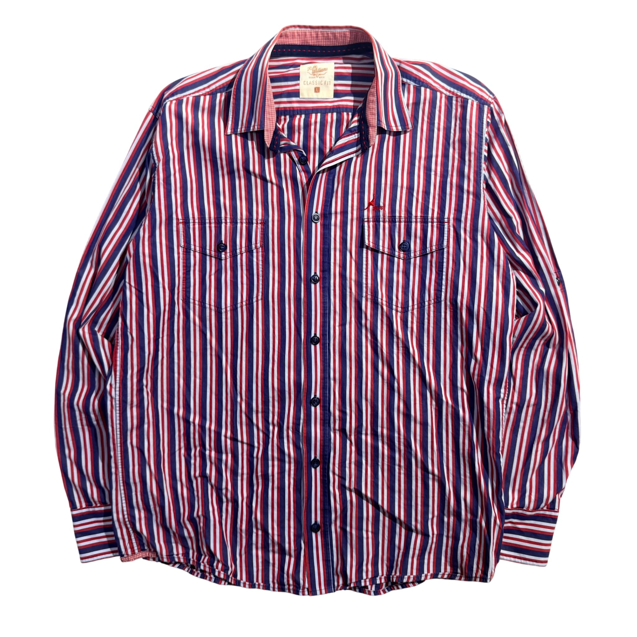 R.M.Williams Striped Long Sleeve Shirt L — photo 1 of 7