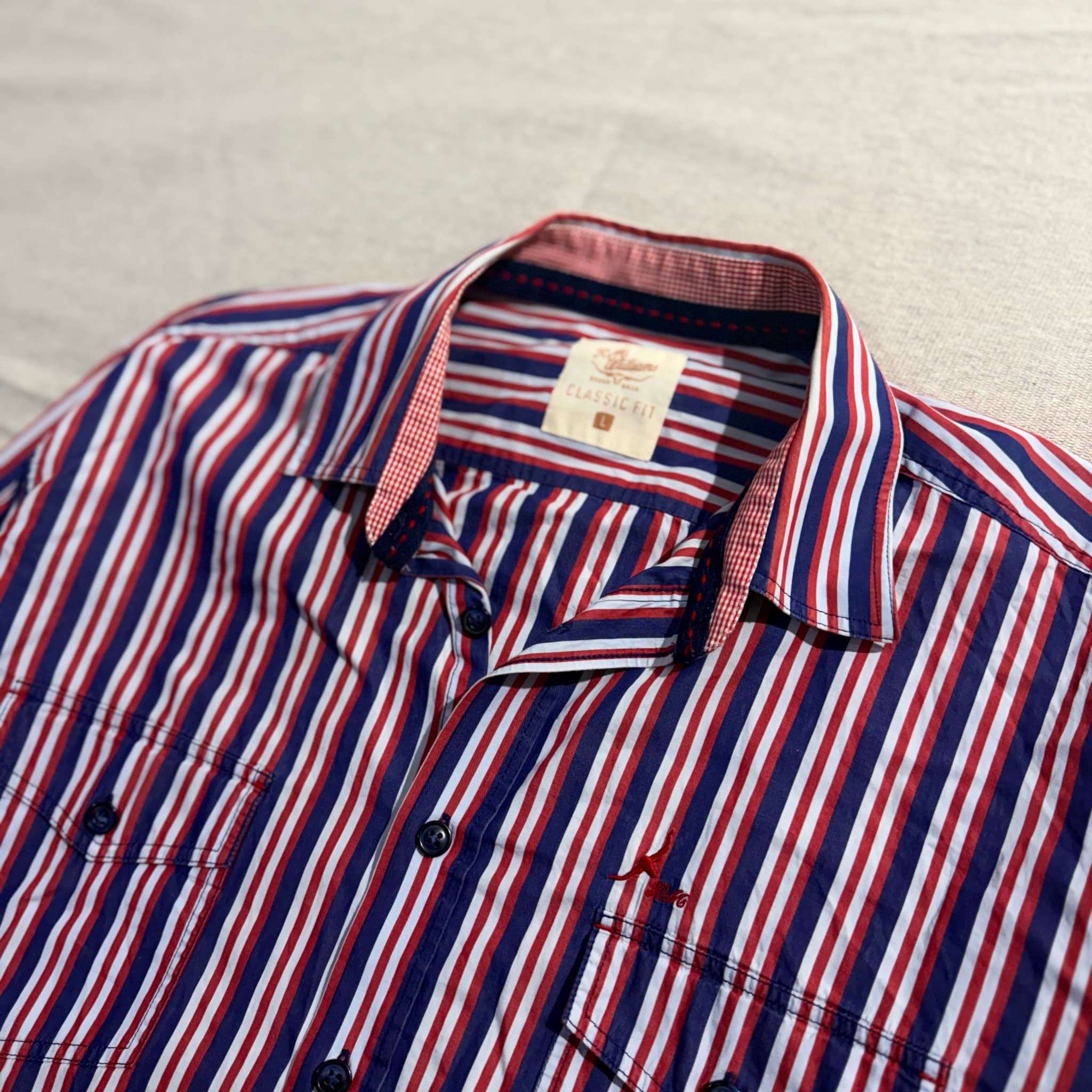 R.M.Williams Striped Long Sleeve Shirt L — photo 2 of 7