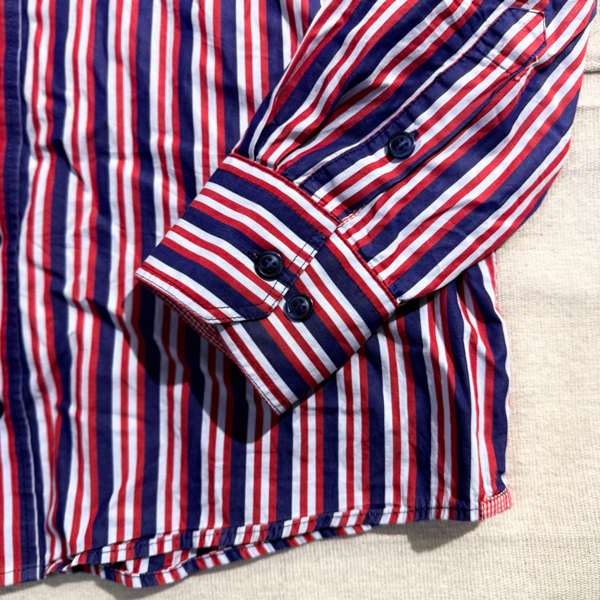 R.M.Williams Striped Long Sleeve Shirt L — photo 4 of 7