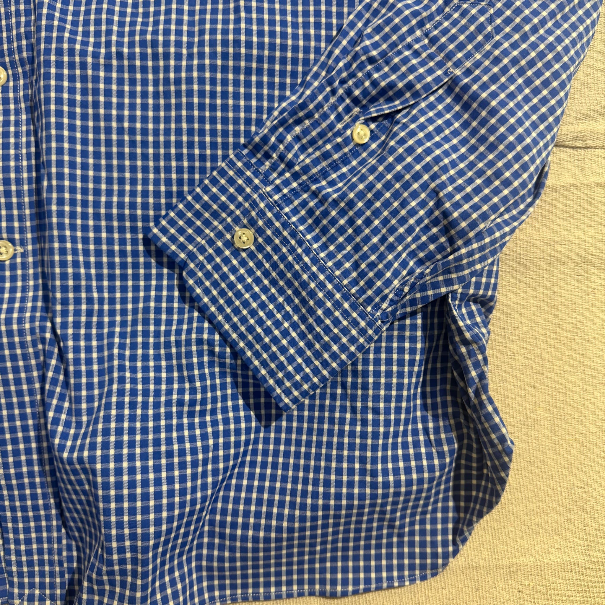 Ralph Lauren Performance Gingham Button-Down Shirt Blue XXL — photo 4 of 7