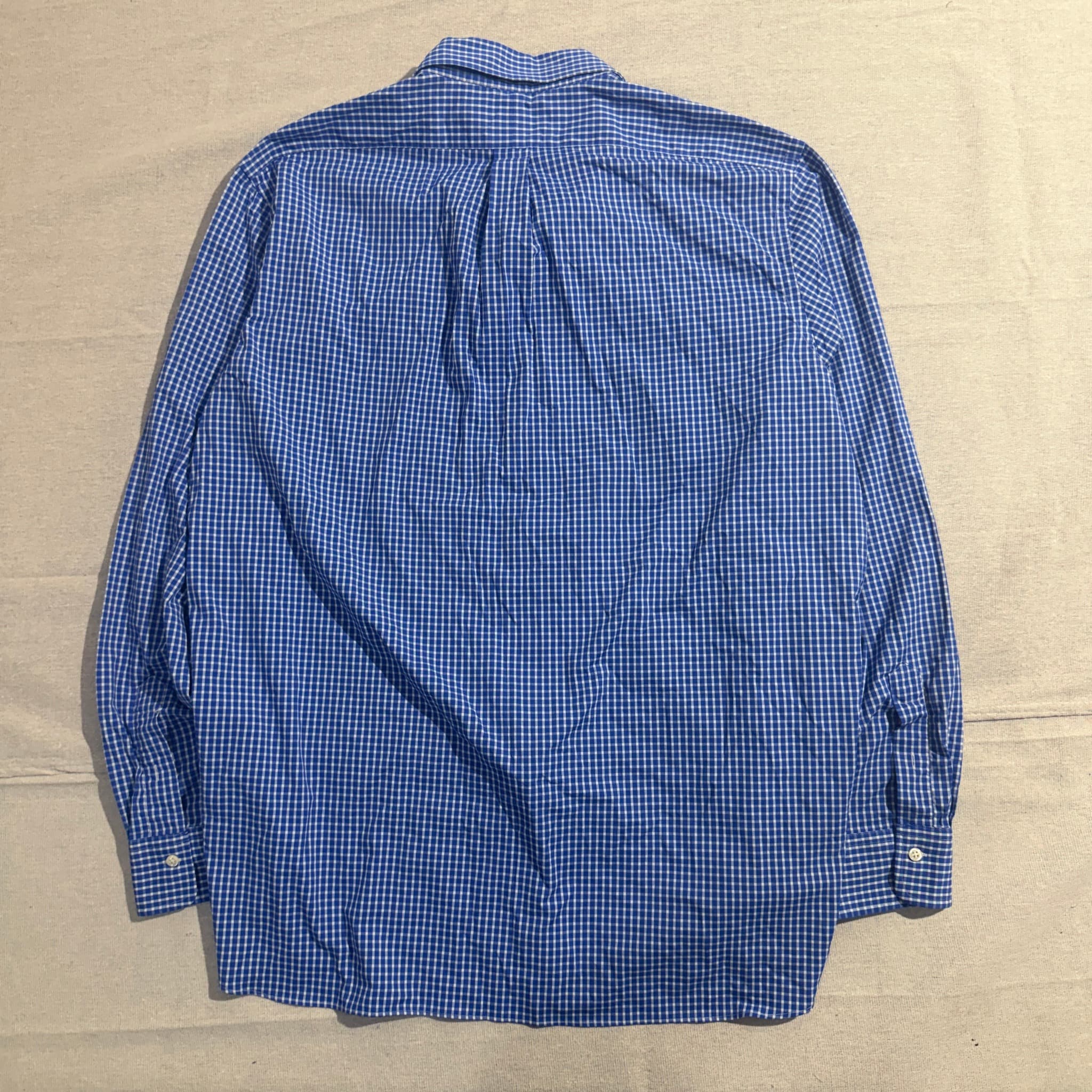 Ralph Lauren Performance Gingham Button-Down Shirt Blue XXL — photo 6 of 7