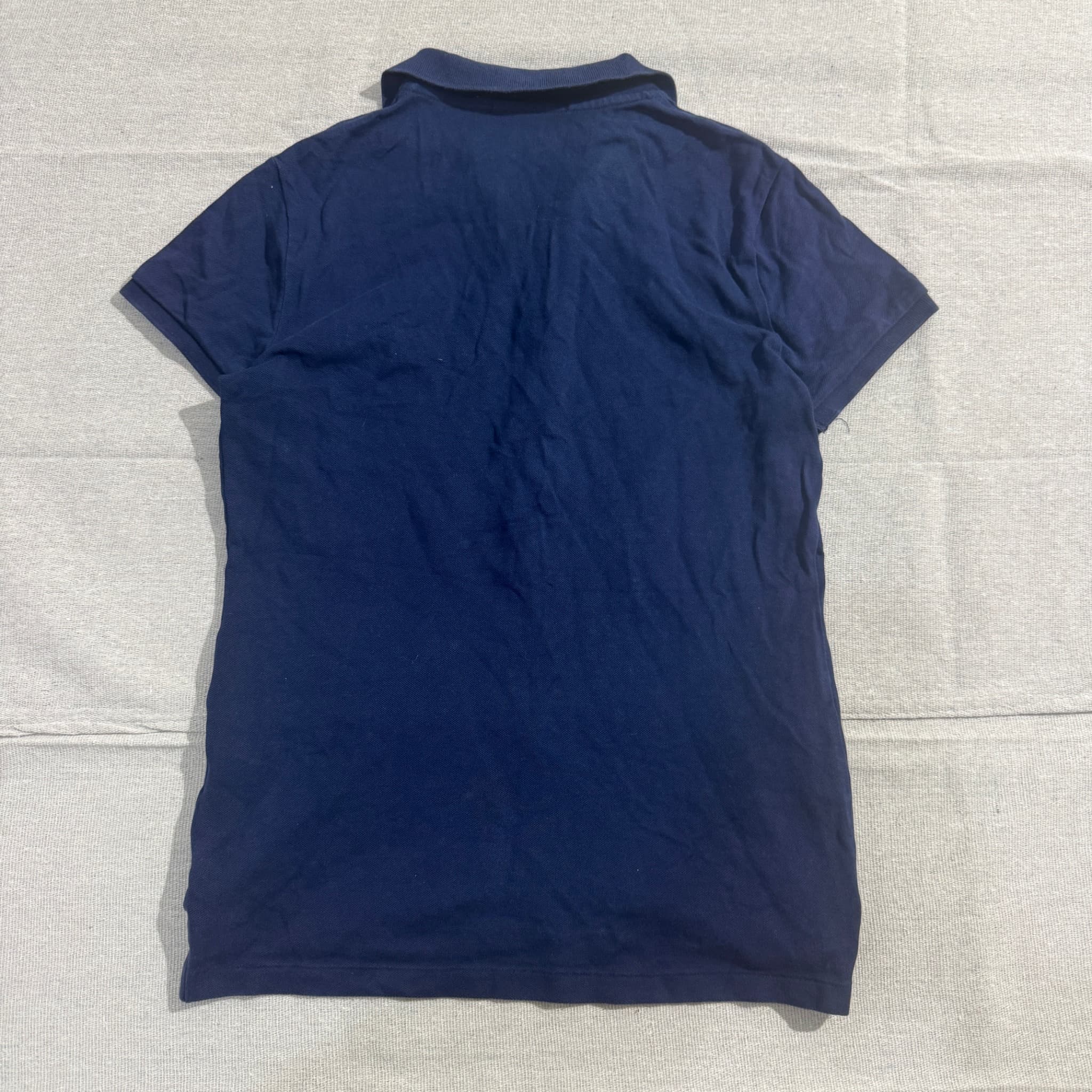 Ralph Lauren Sport Sport Sport Navy Blue Polo Shirt With Neon Green Logo — photo 4 of 5