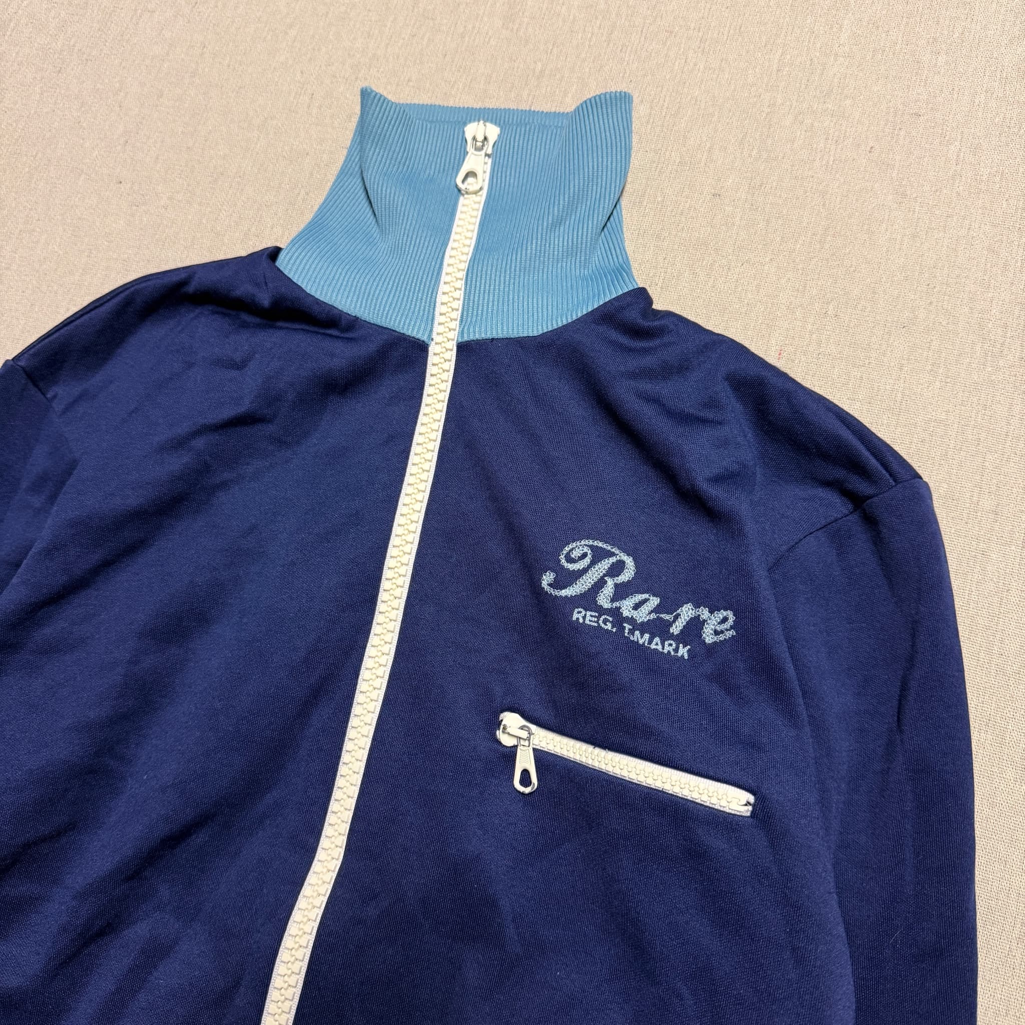 Rare Panther Full Zip Track Jacket Navy Blue Finland Embroidery — photo 3 of 8