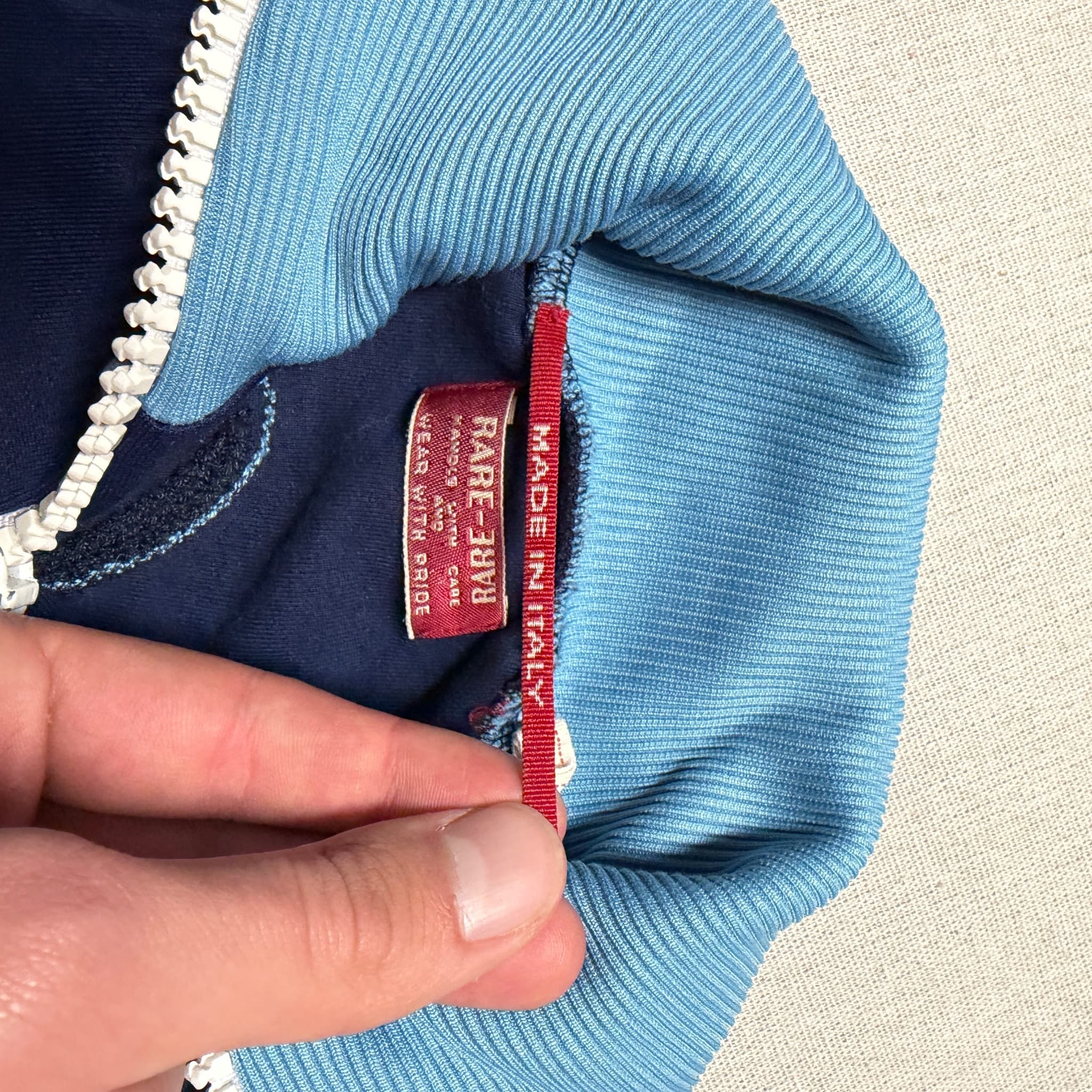 Rare Panther Full Zip Track Jacket Navy Blue Finland Embroidery — photo 4 of 8