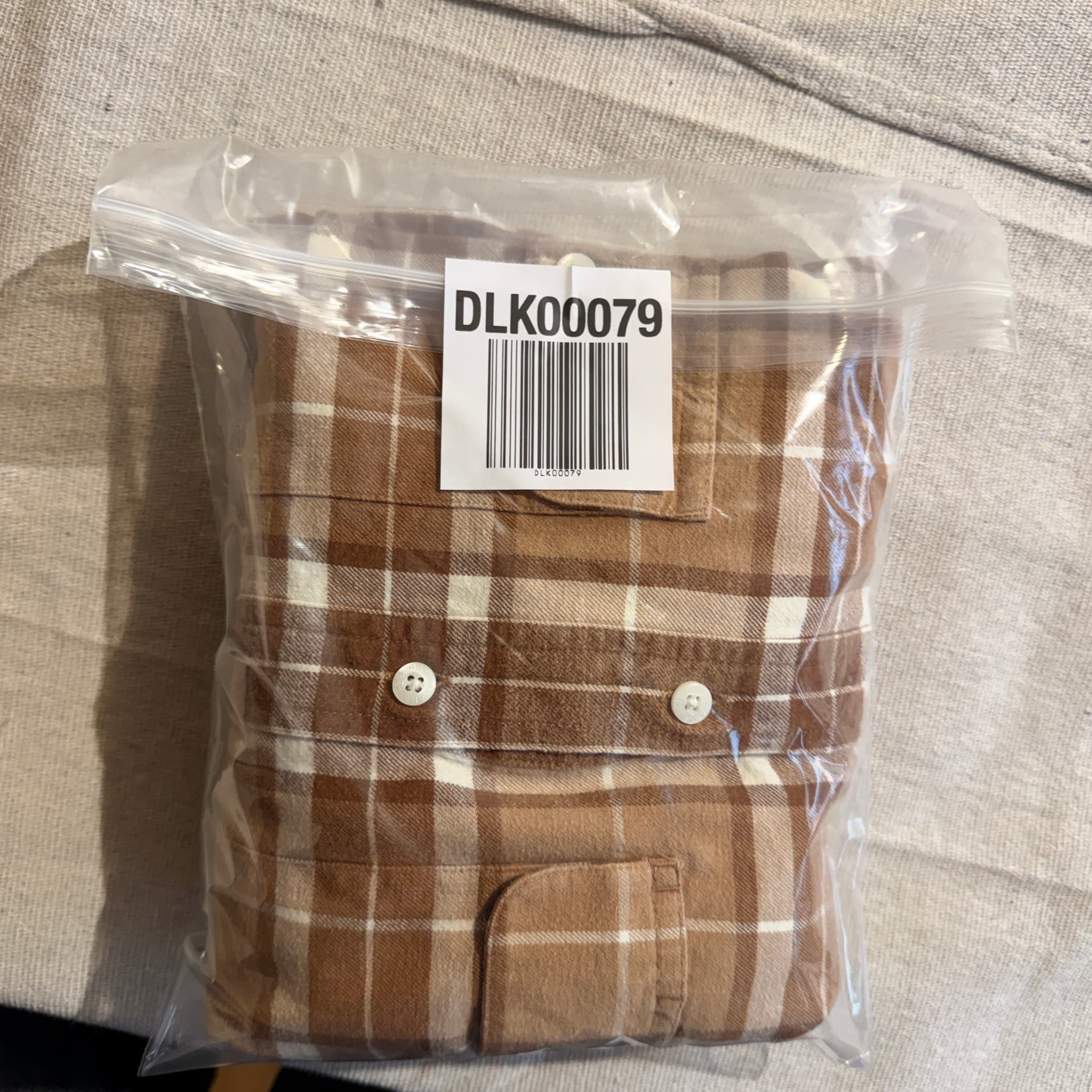RB Sellars Brown Plaid Long Sleeve Shirt — photo 9 of 9