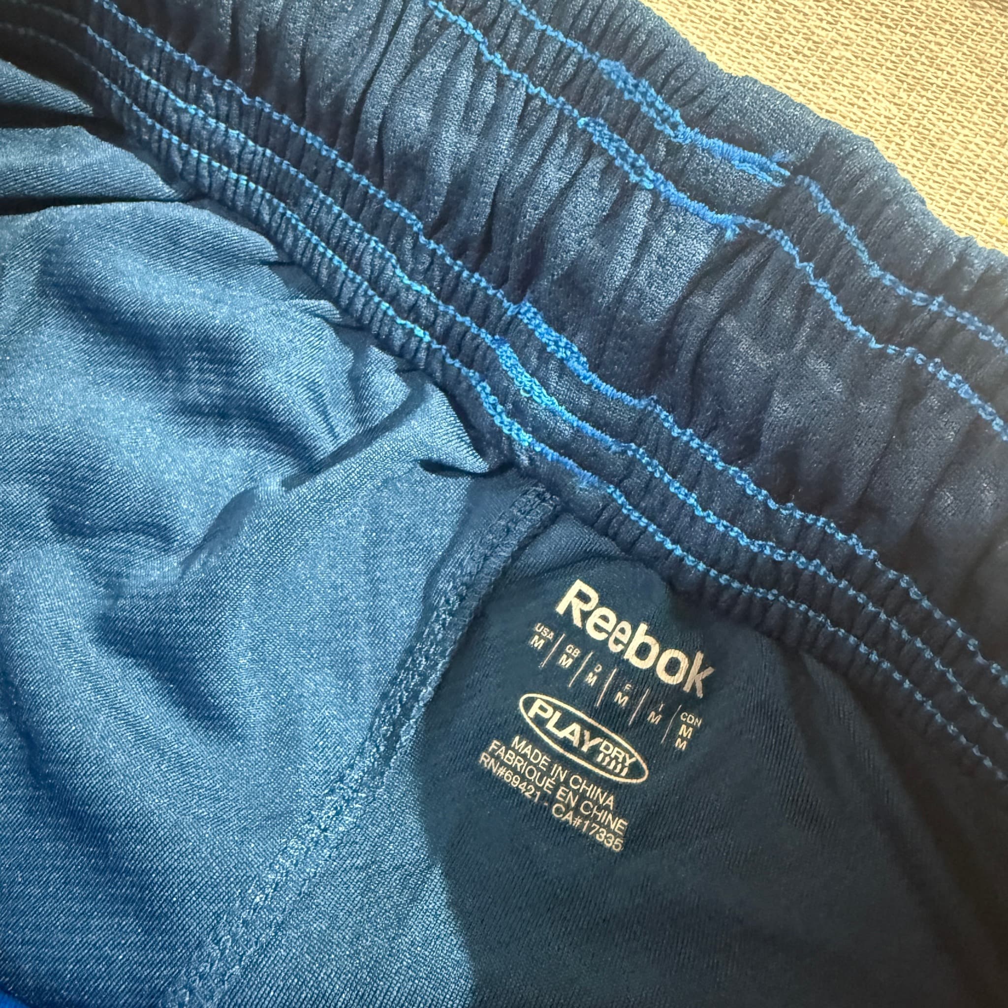Reebok Blue Athletic Performance Shorts Size M — photo 5 of 6