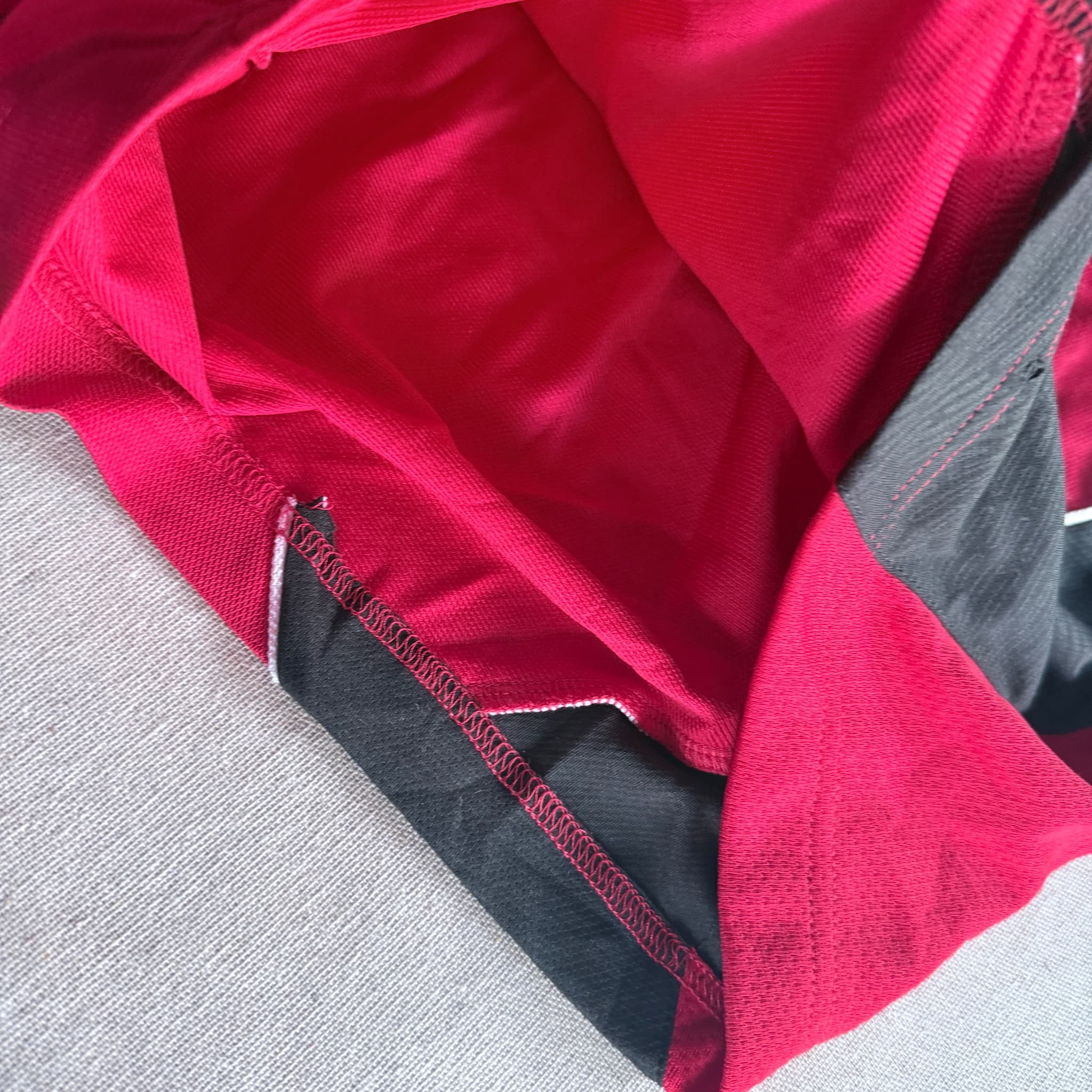 Reebok Men's Athletic Performance Shorts Red and Black — photo 2 of 7