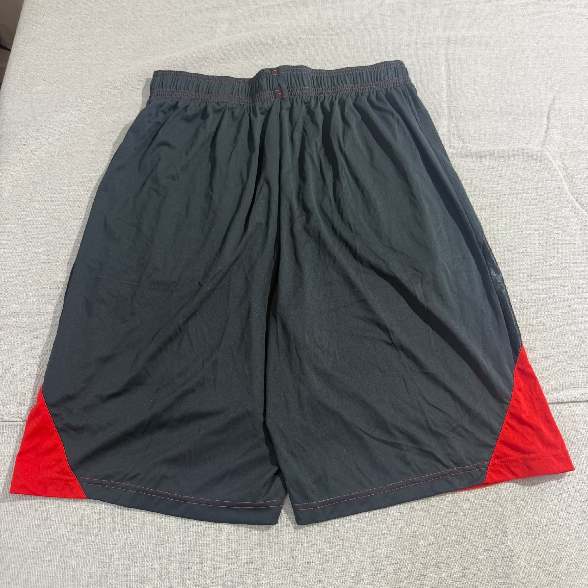 Reebok Men's Athletic Performance Shorts Red Black — photo 5 of 6