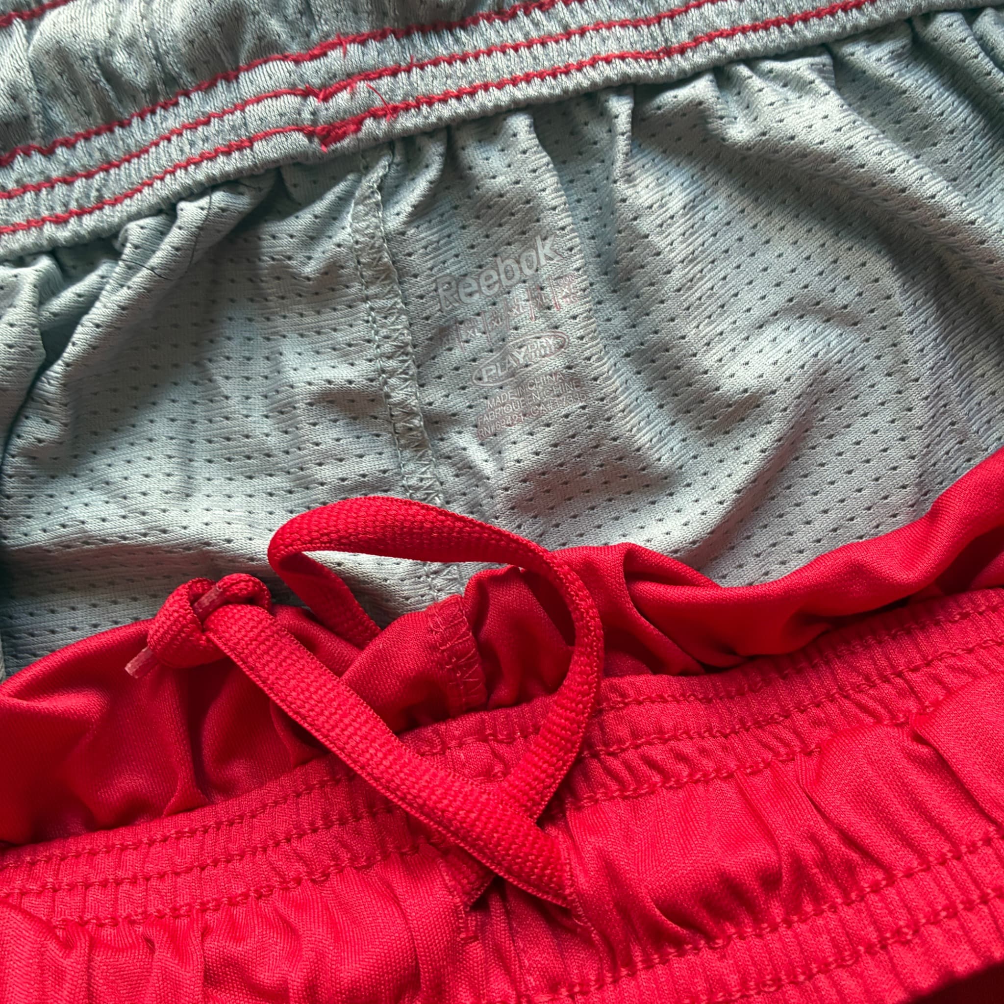 Reebok Men's Athletic Performance Shorts Red Gym Training Size XL — photo 4 of 7