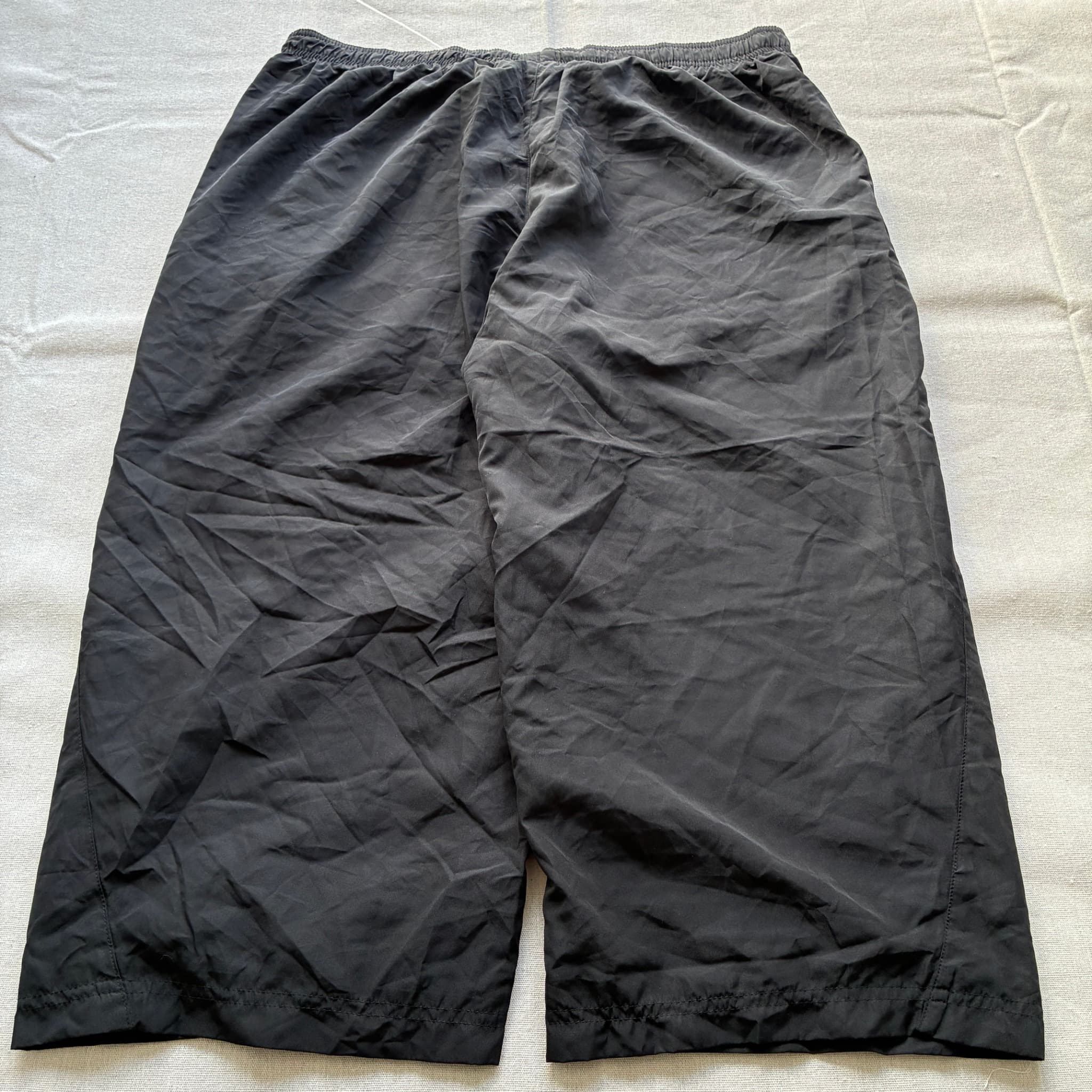 Reebok Men's Black Nylon Athletic Shorts Baggy Vintage 2000s Release — photo 5 of 7