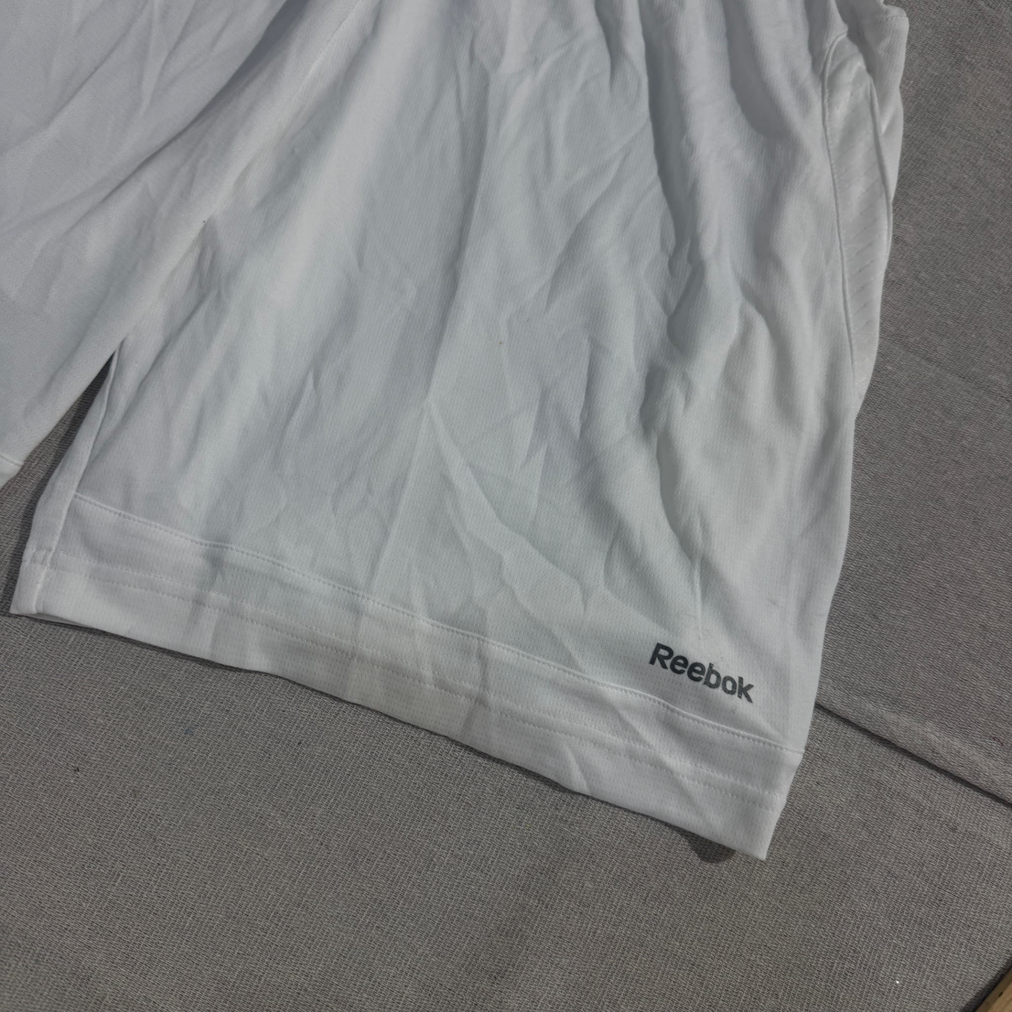 Reebok Men's White Athletic Performance Shorts — photo 2 of 6