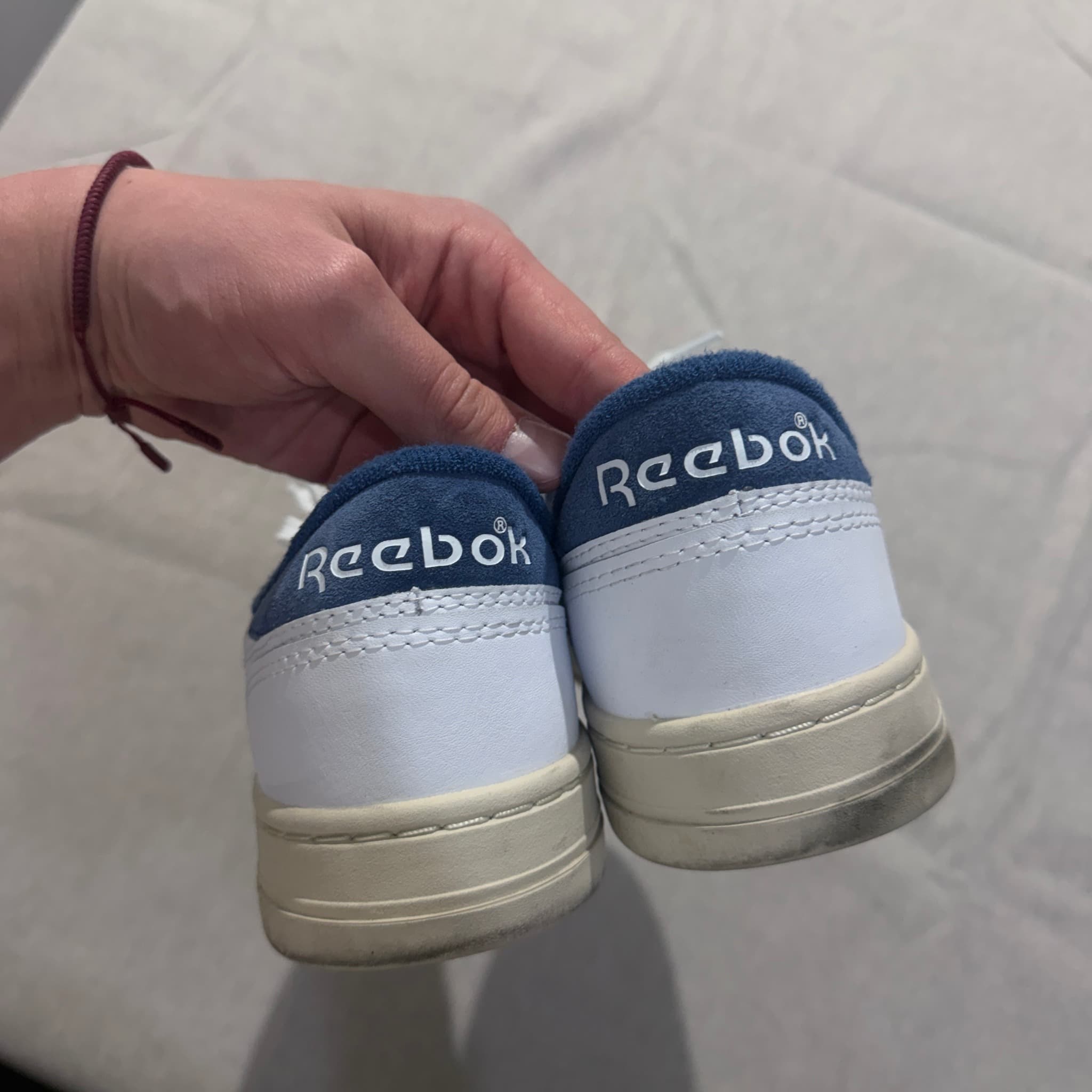 Reebok Phase 1 Pro Vintage White Navy Sneakers — photo 6 of 10