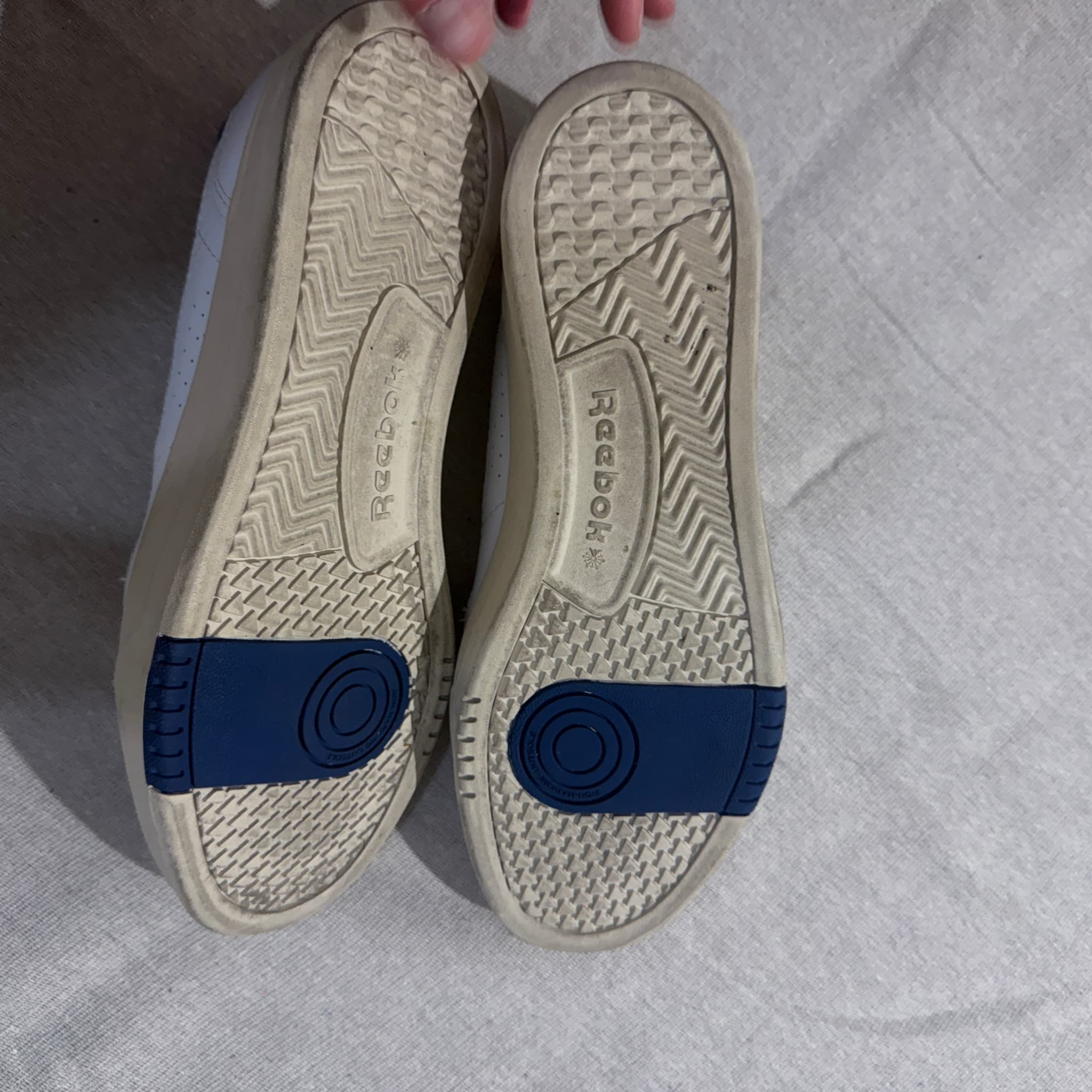 Reebok Phase 1 Pro Vintage White Navy Sneakers — photo 9 of 10