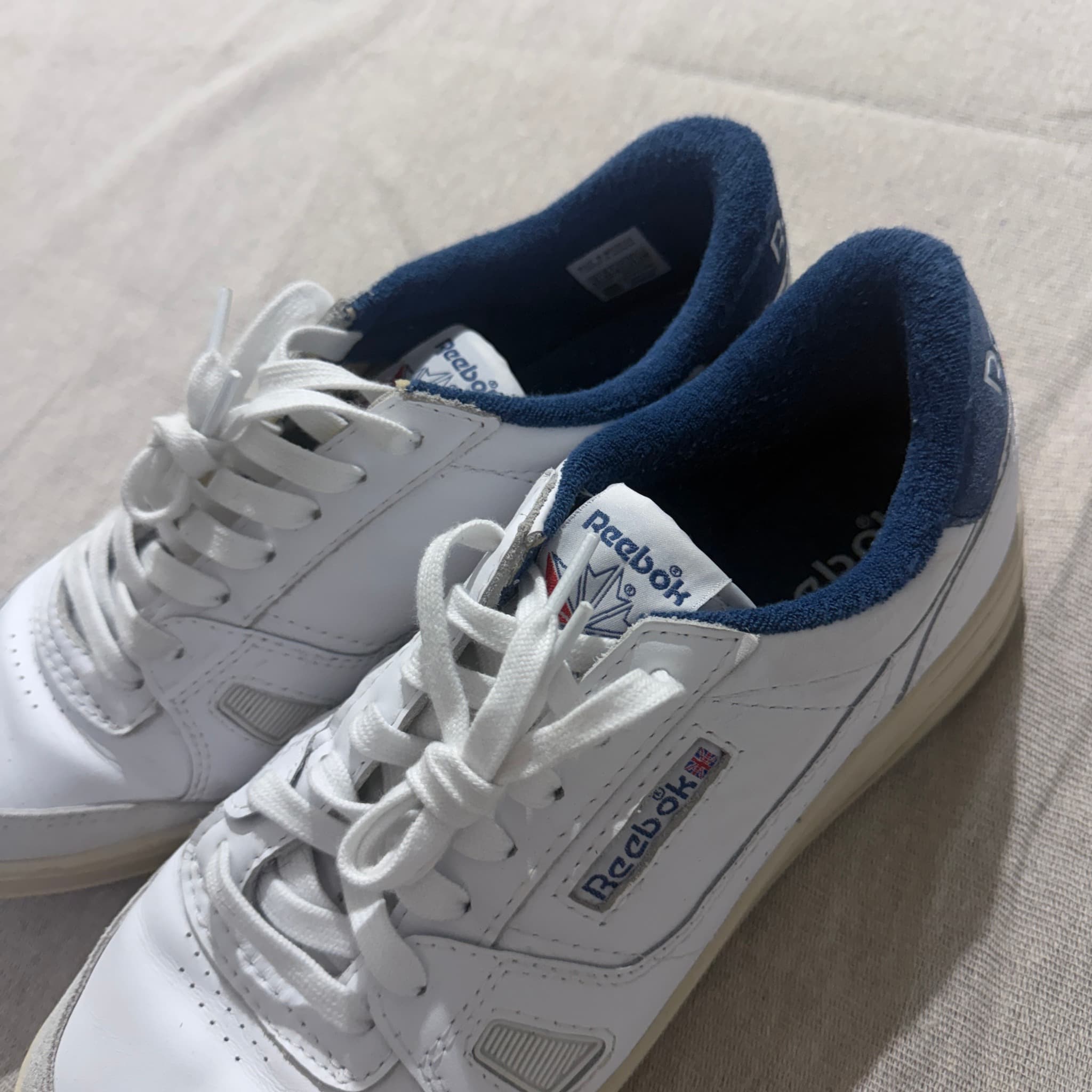 Reebok Phase 1 Pro Vintage White Navy Sneakers — photo 4 of 10