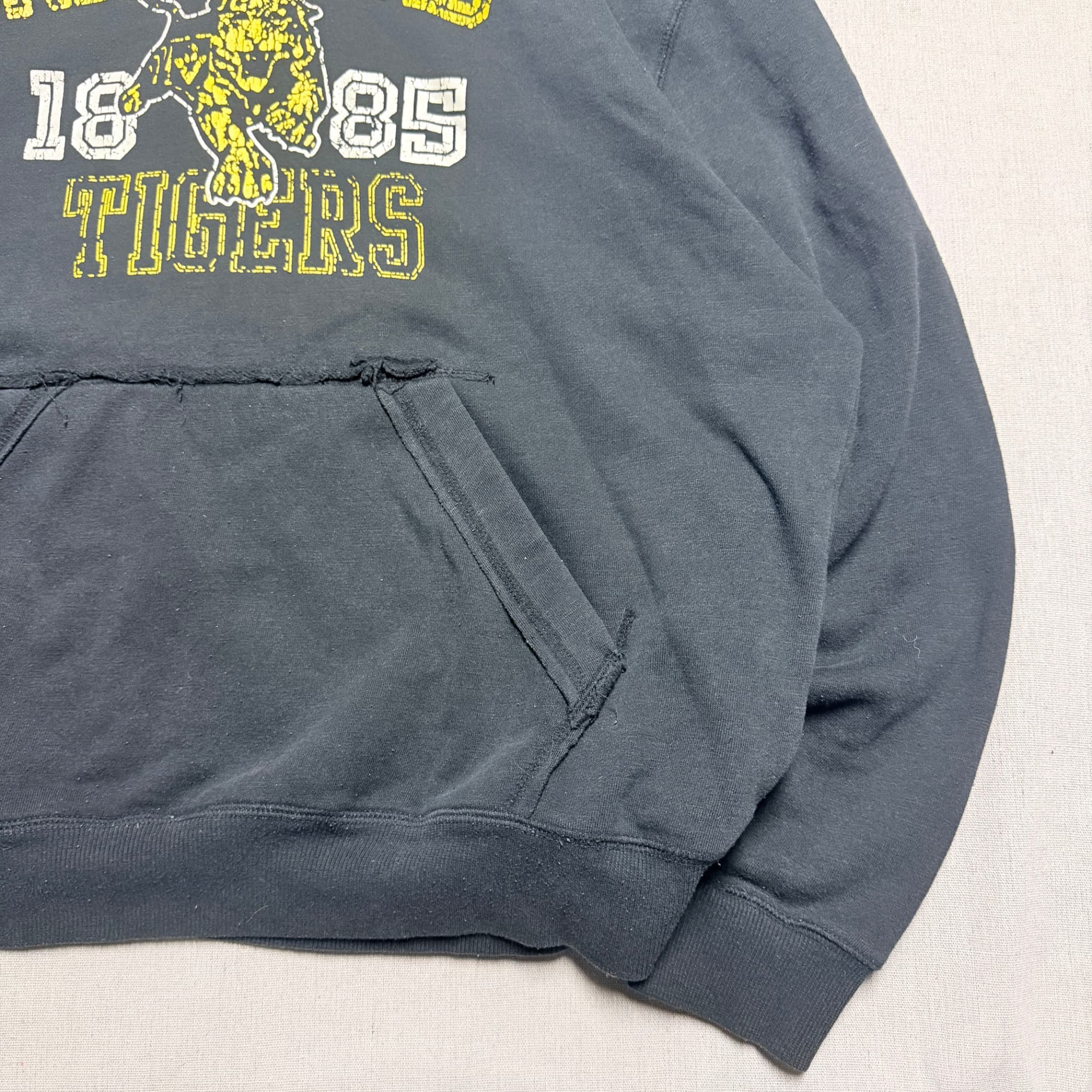 Retro Footy Richmond Tigers 1885 Hoodie Black Yellow Men's 3XL — photo 5 of 9